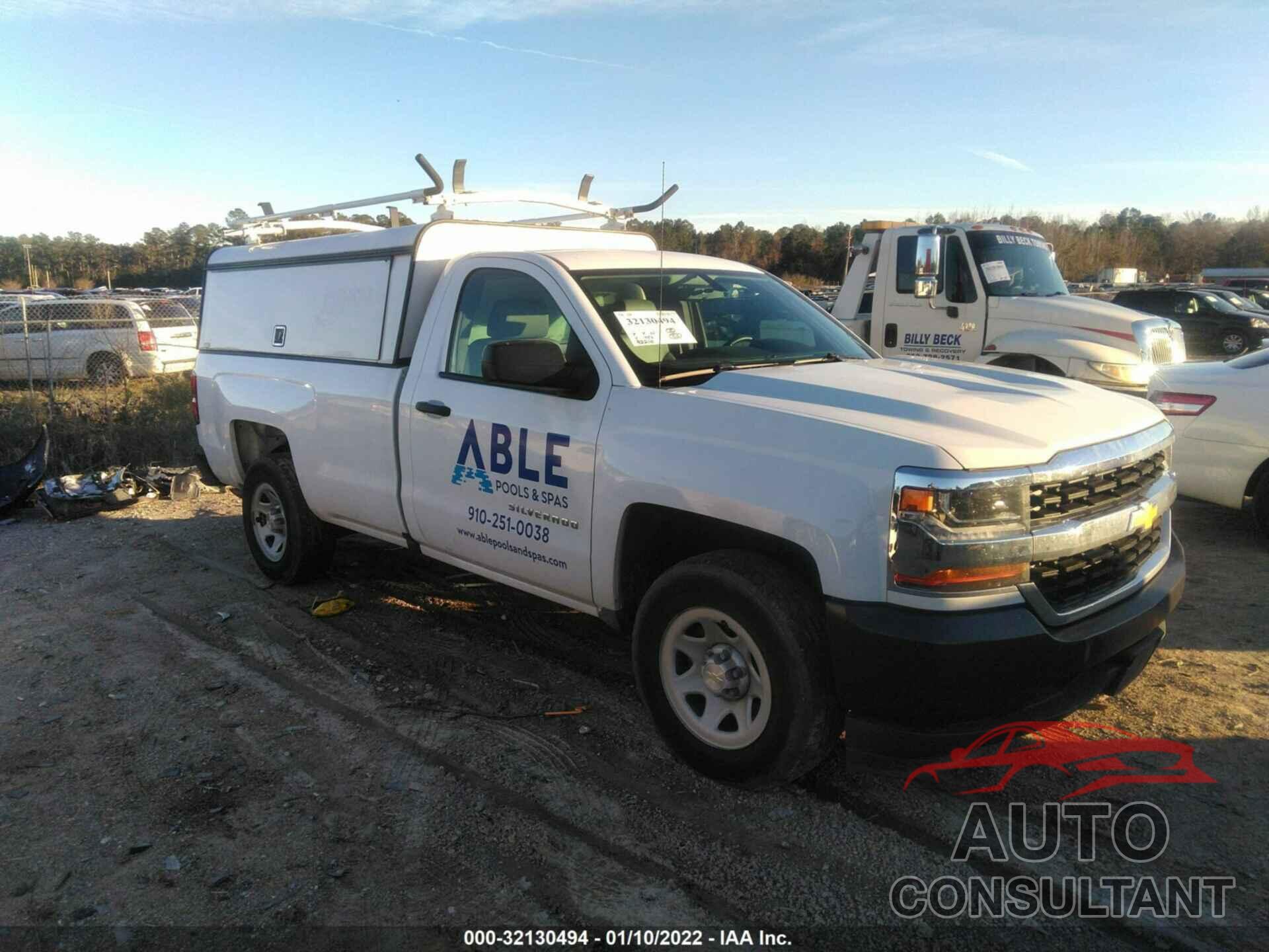 CHEVROLET SILVERADO 1500 2016 - 1GCNCNEH6GZ356290