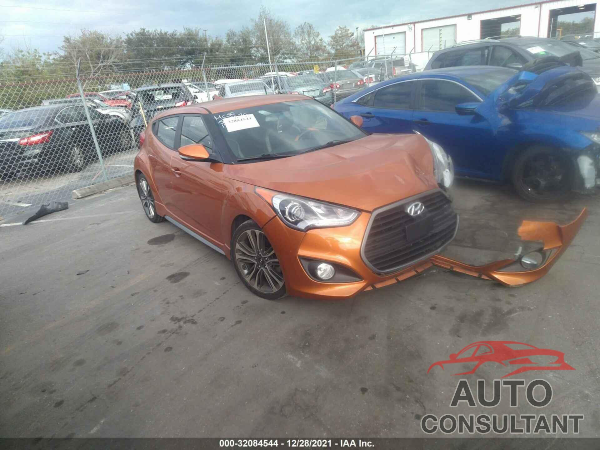 HYUNDAI VELOSTER 2016 - KMHTC6AE4GU280960