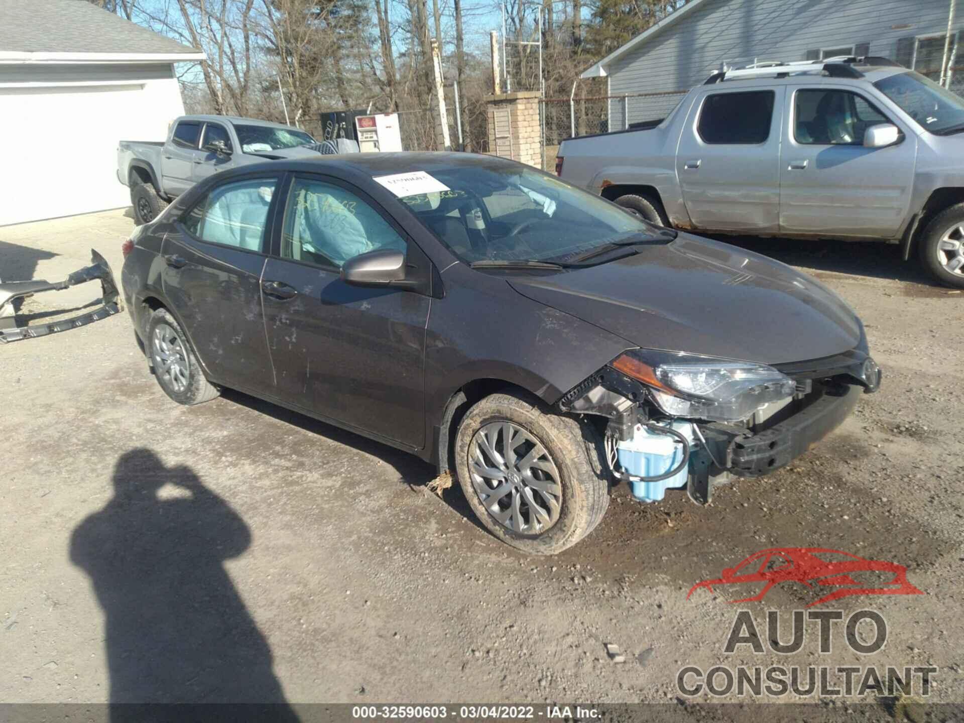 TOYOTA COROLLA 2019 - 2T1BURHE1KC158003