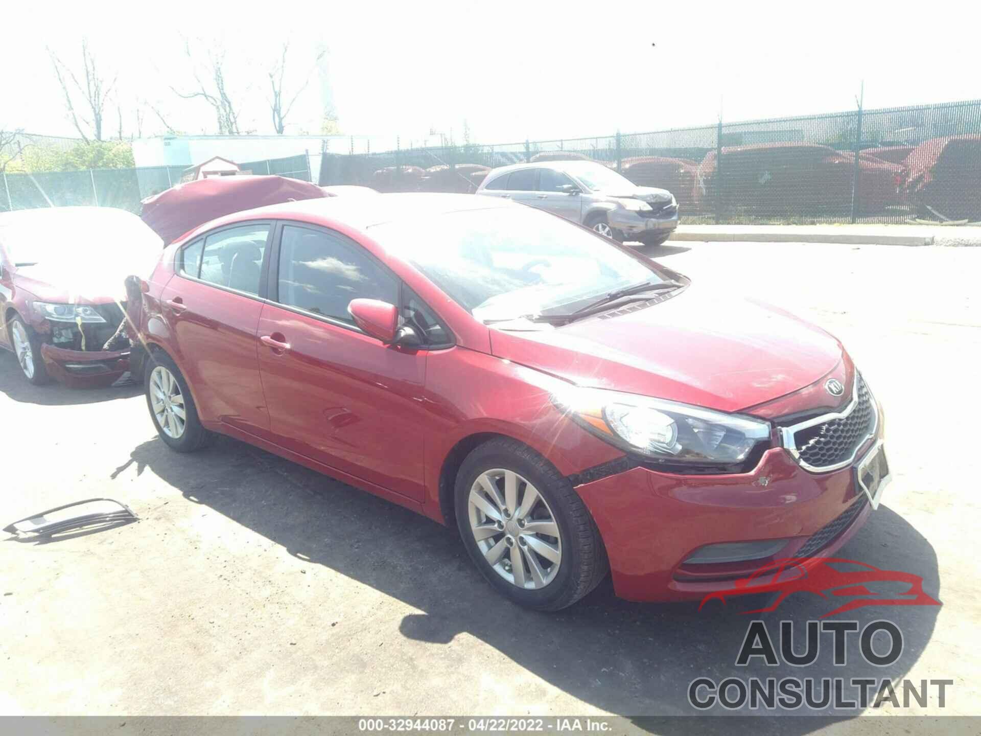 KIA FORTE 2016 - KNAFX4A65G5439124