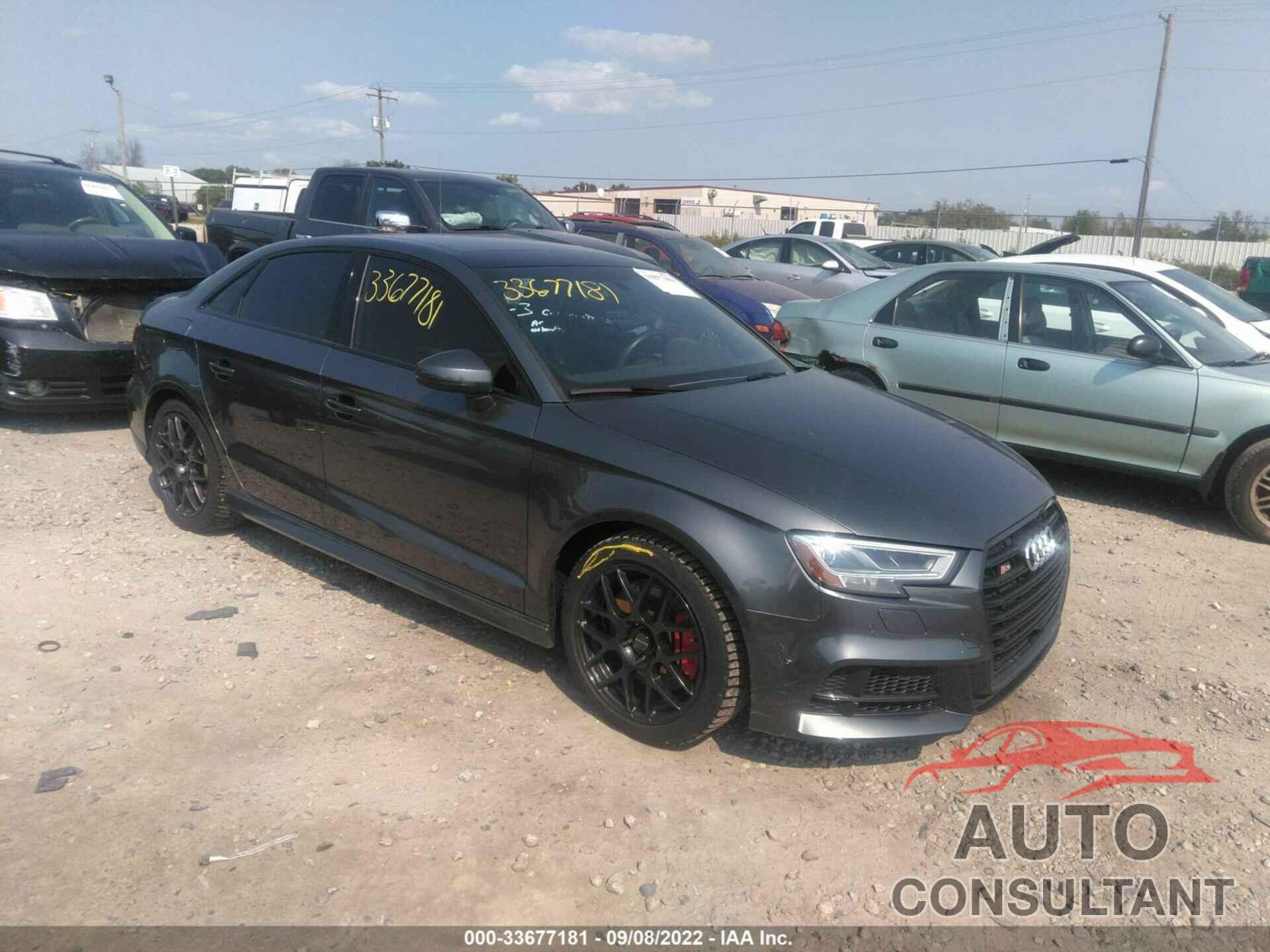 AUDI S3 2018 - WAUB1GFF6J1033345