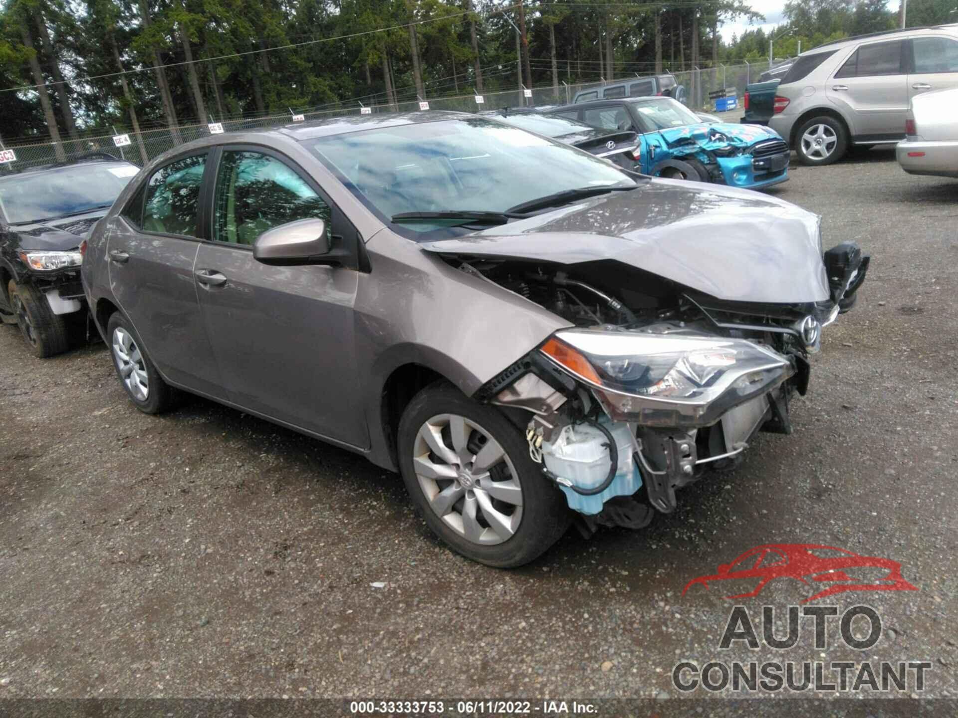 TOYOTA COROLLA 2016 - 2T1BURHE5GC643087