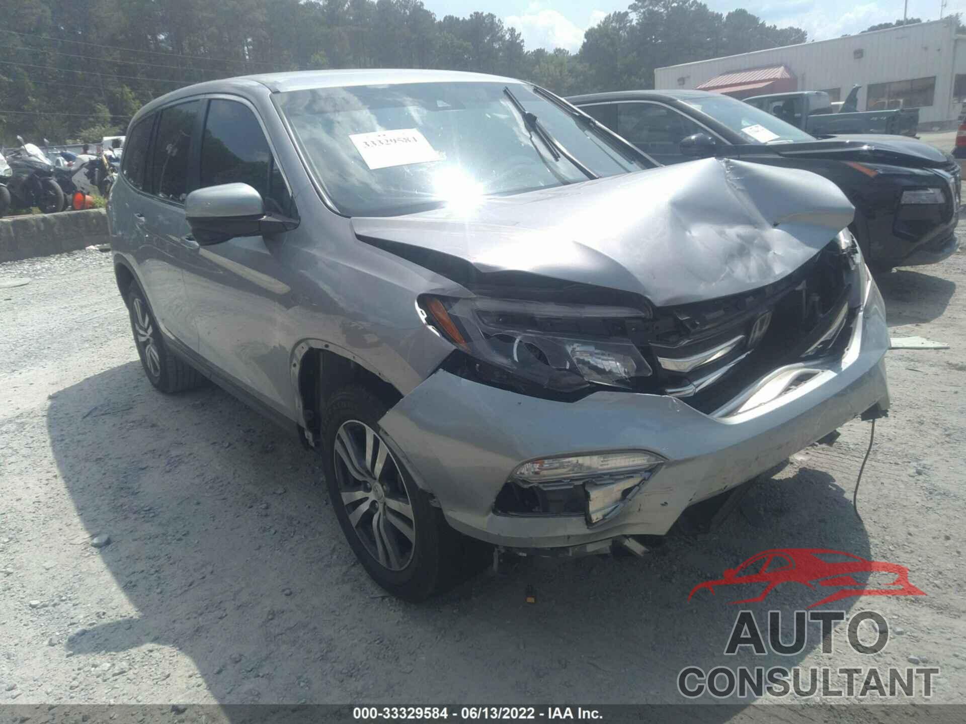 HONDA PILOT 2017 - 5FNYF5H40HB010546