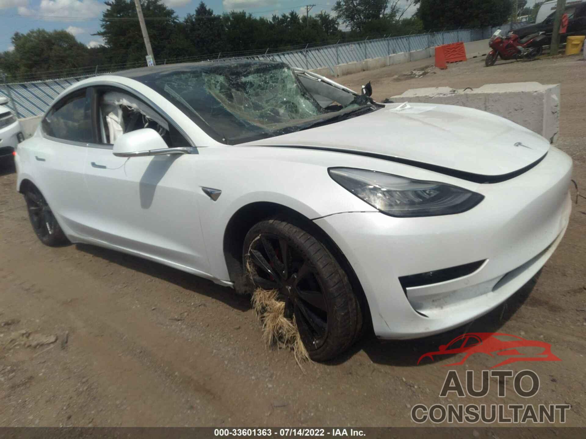 TESLA MODEL 3 2018 - 5YJ3E1EB7JF148454