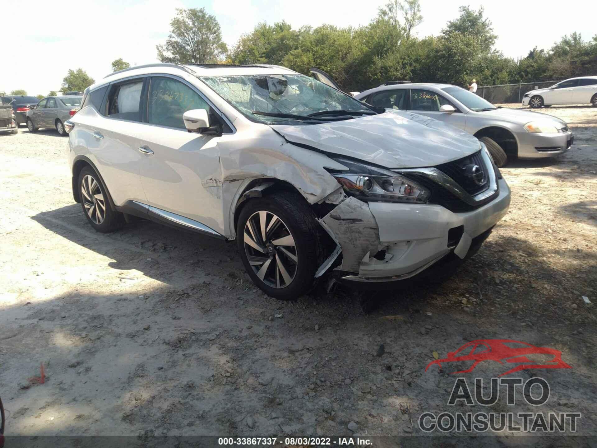 NISSAN MURANO 2018 - 5N1AZ2MH2JN190728