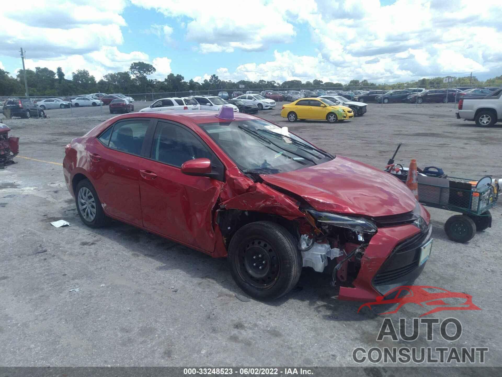 TOYOTA COROLLA 2018 - 2T1BURHE8JC062500