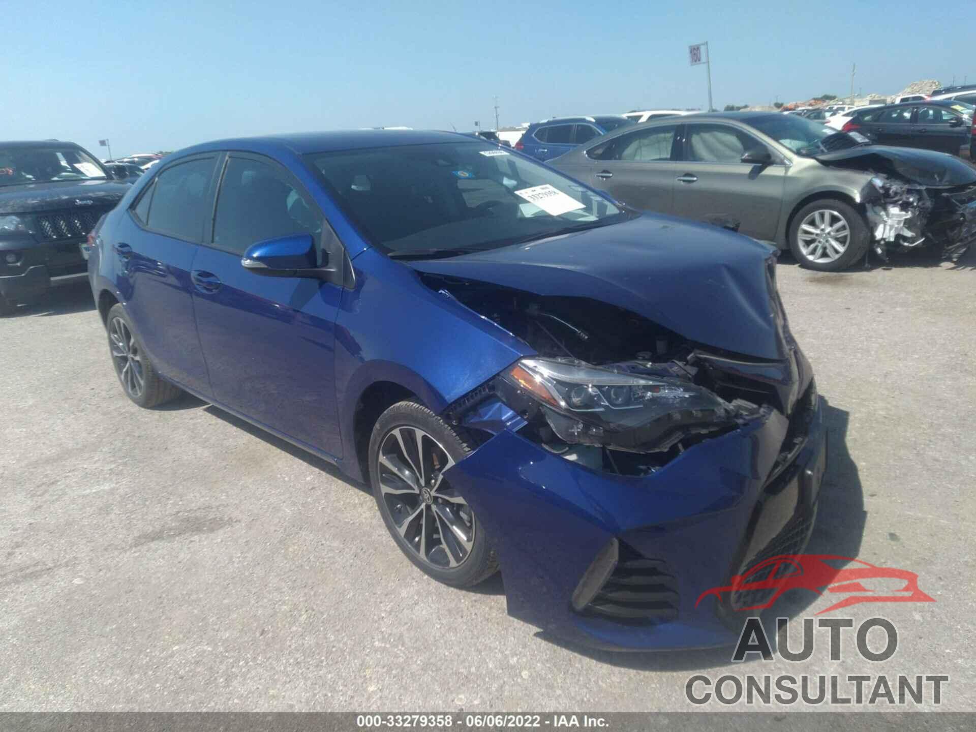 TOYOTA COROLLA 2019 - 5YFBURHE9KP936581