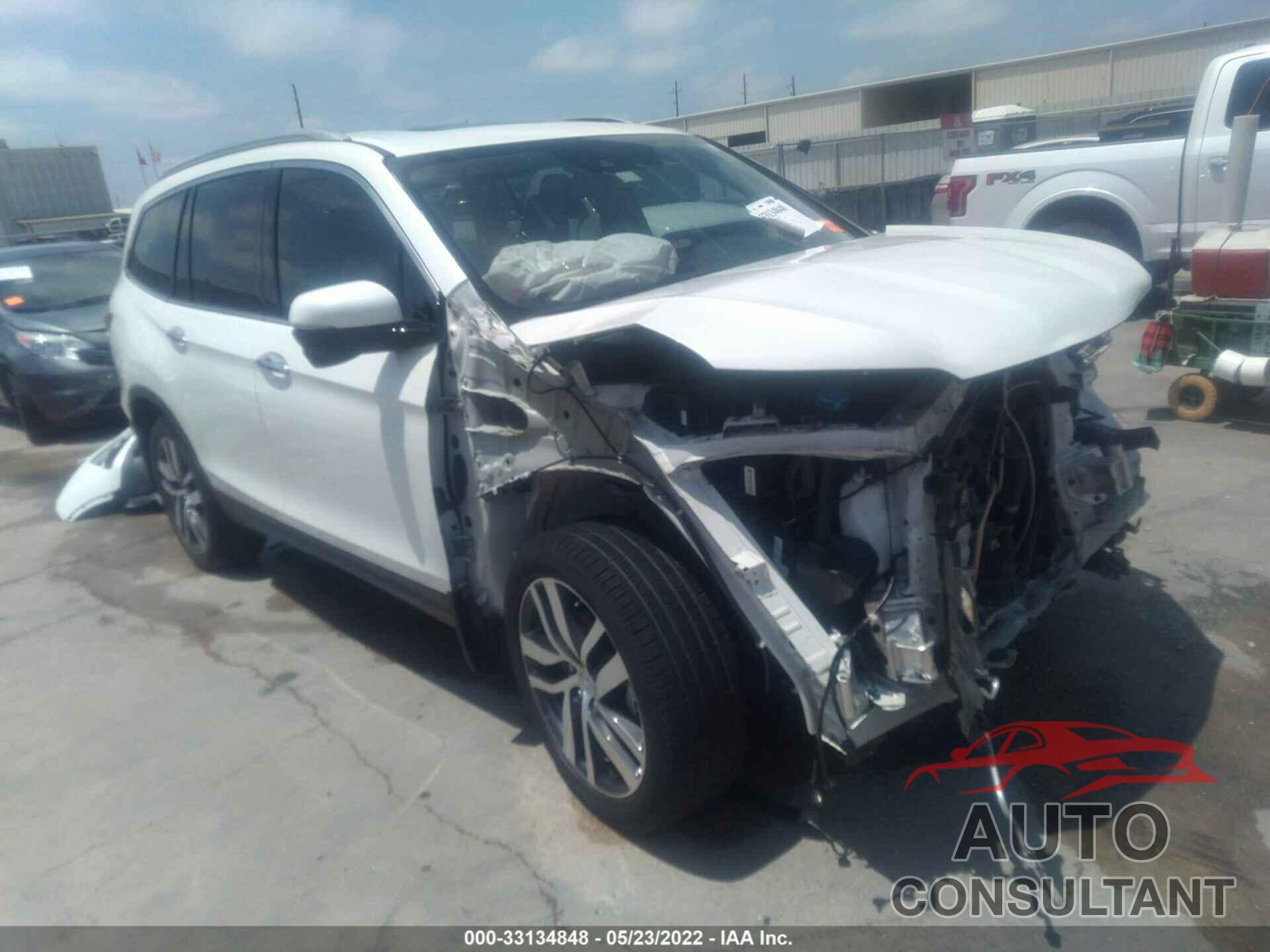 HONDA PILOT 2016 - 5FNYF5H95GB053774