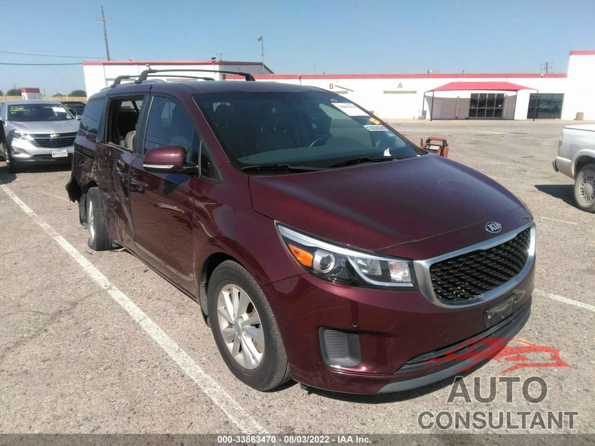 KIA SEDONA 2018 - KNDMB5C12J6424257