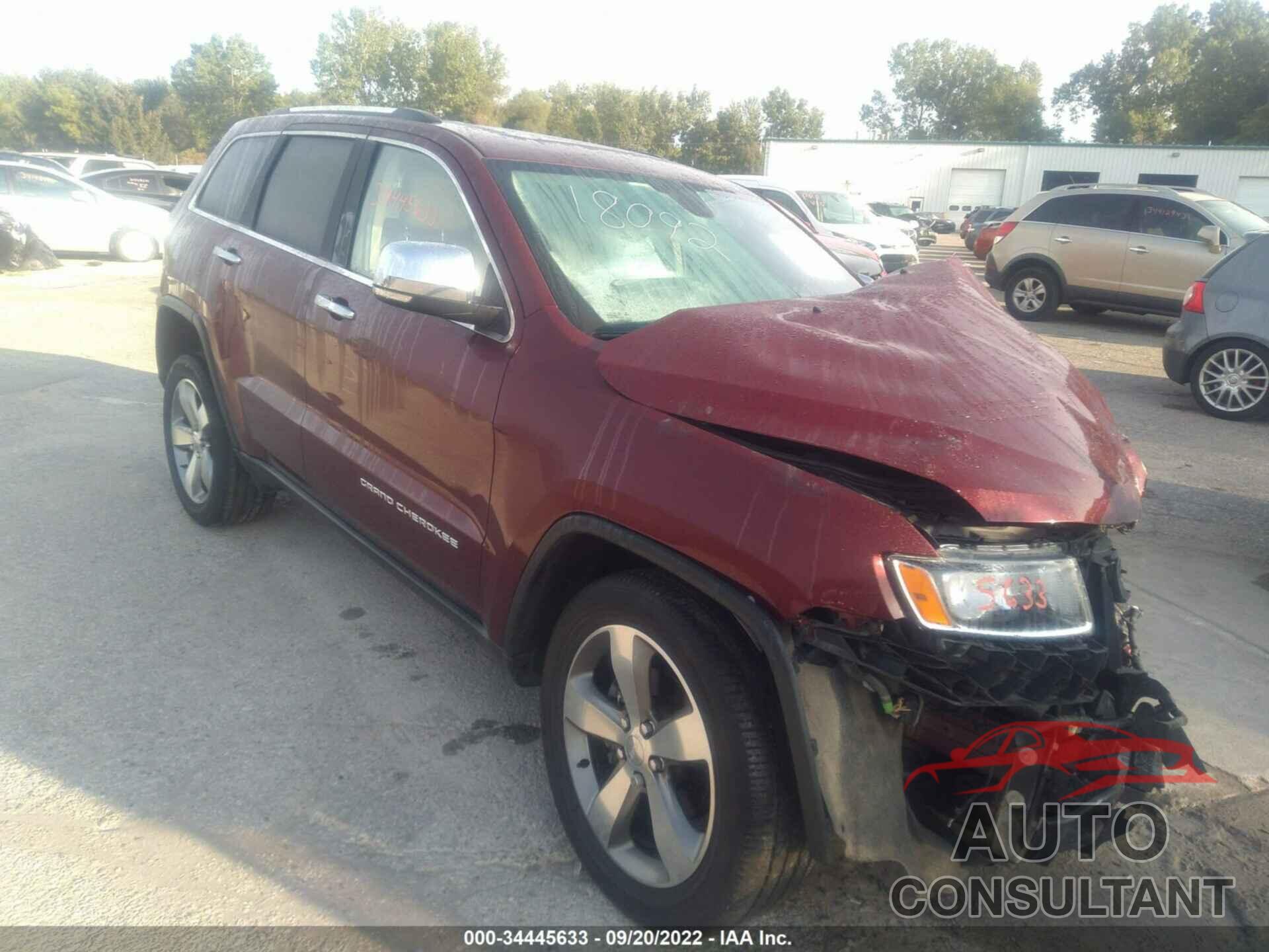 JEEP GRAND CHEROKEE 2016 - 1C4RJFBG1GC418092