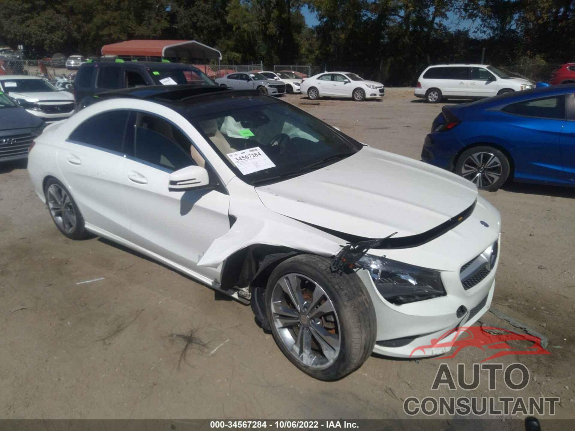 MERCEDES-BENZ CLA 2016 - WDDSJ4EB7GN361610