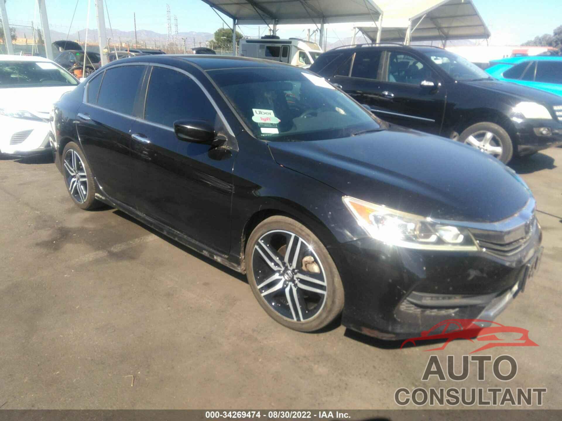 HONDA ACCORD SEDAN 2016 - 1HGCR2F50GA013211