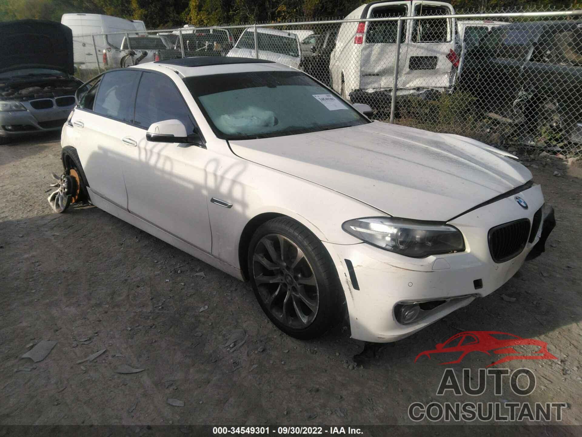 BMW 5 SERIES 2016 - WBA5A7C54GG147388