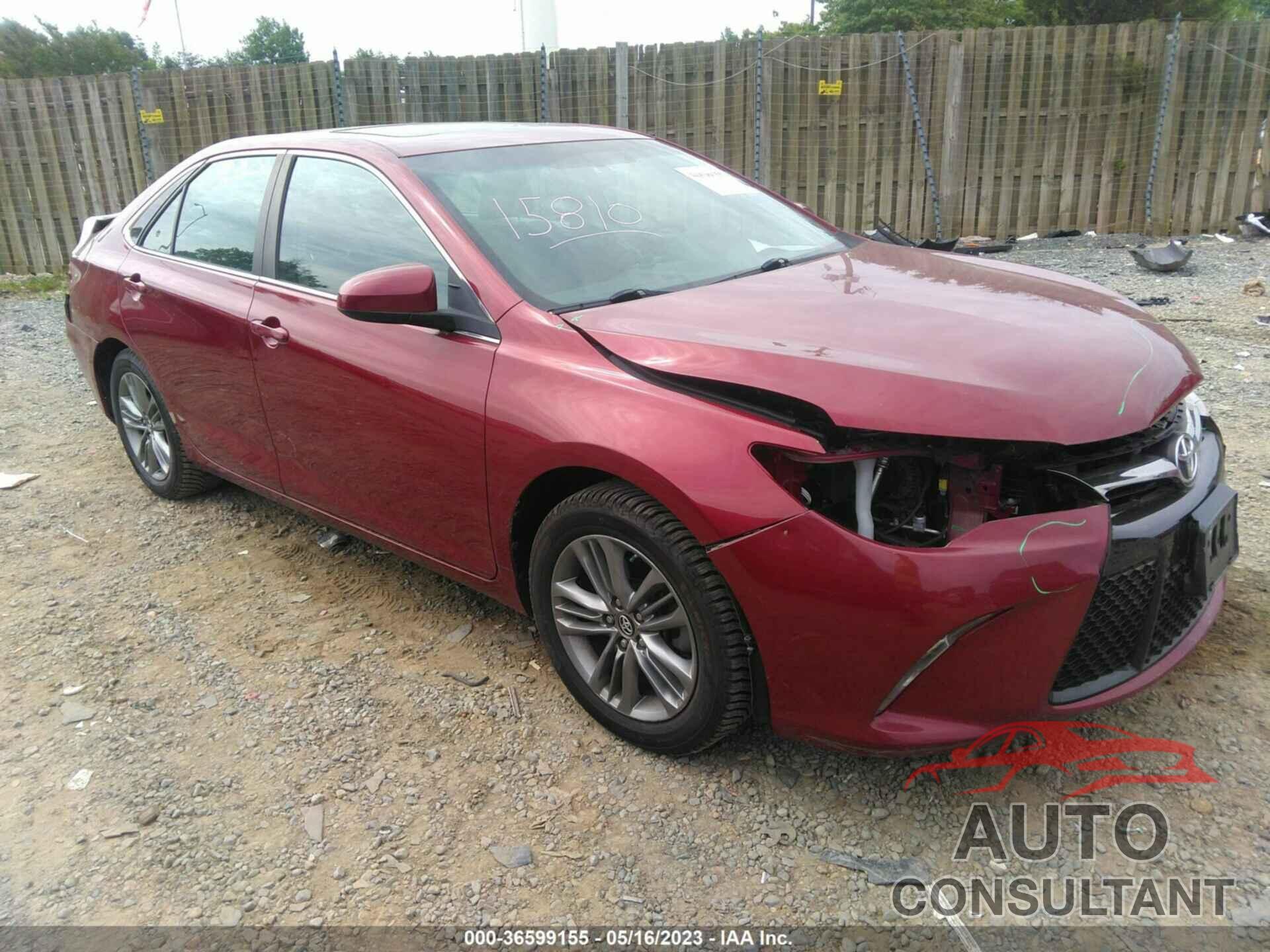 TOYOTA CAMRY 2017 - 4T1BF1FK0HU636231