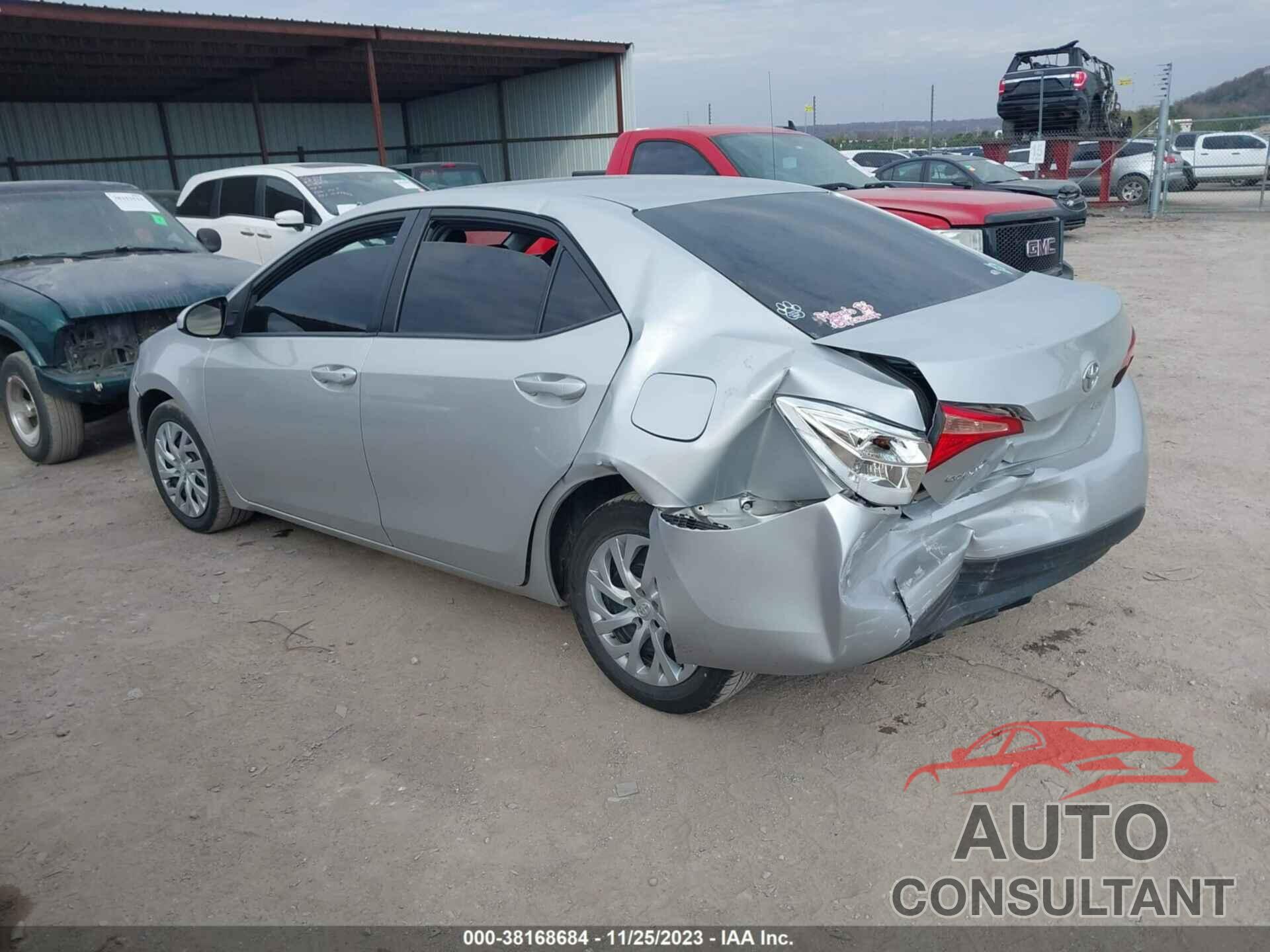 TOYOTA COROLLA 2019 - 5YFBURHE9KP888290