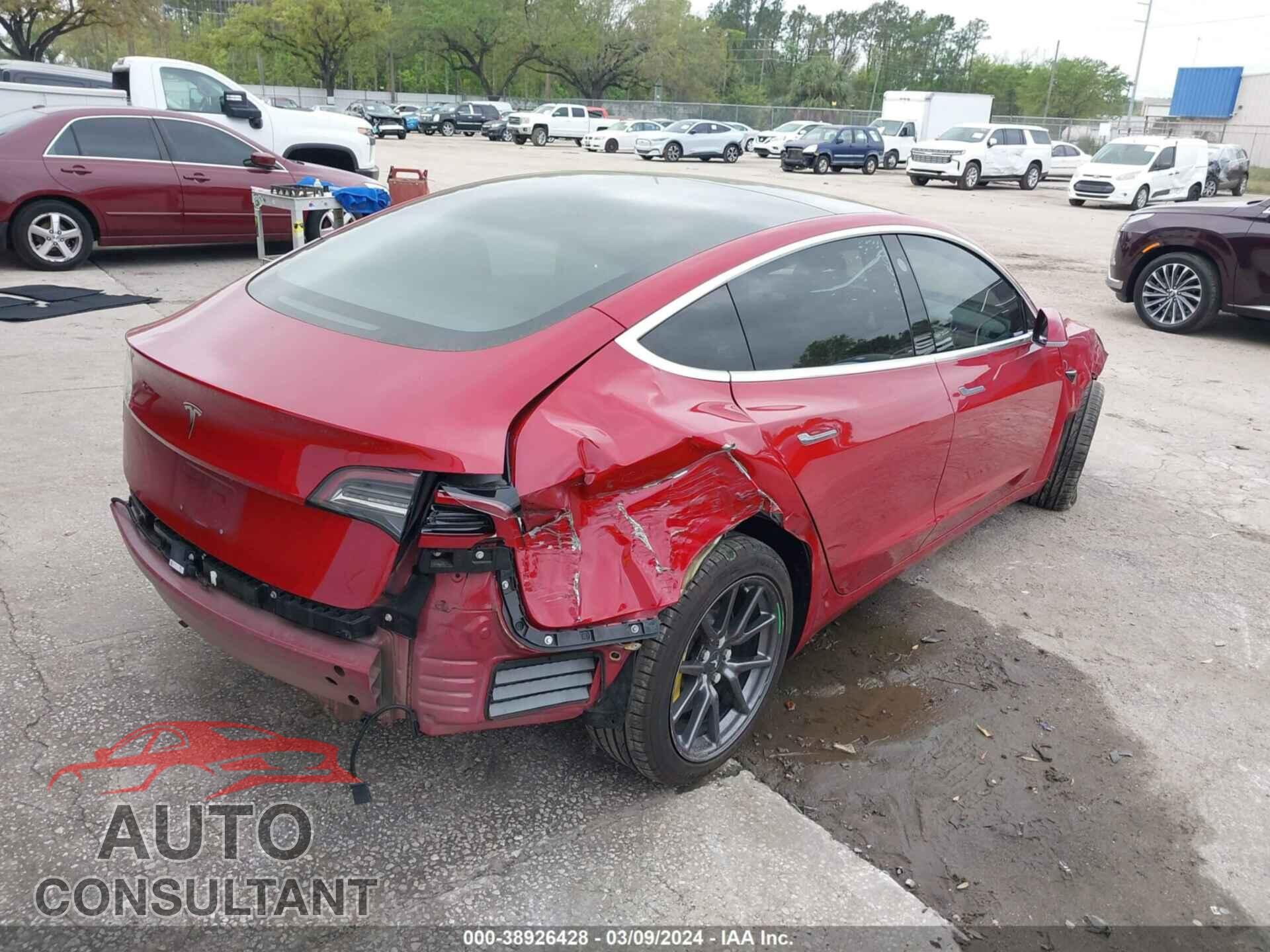 TESLA MODEL 3 2018 - 5YJ3E1EA9JF058505