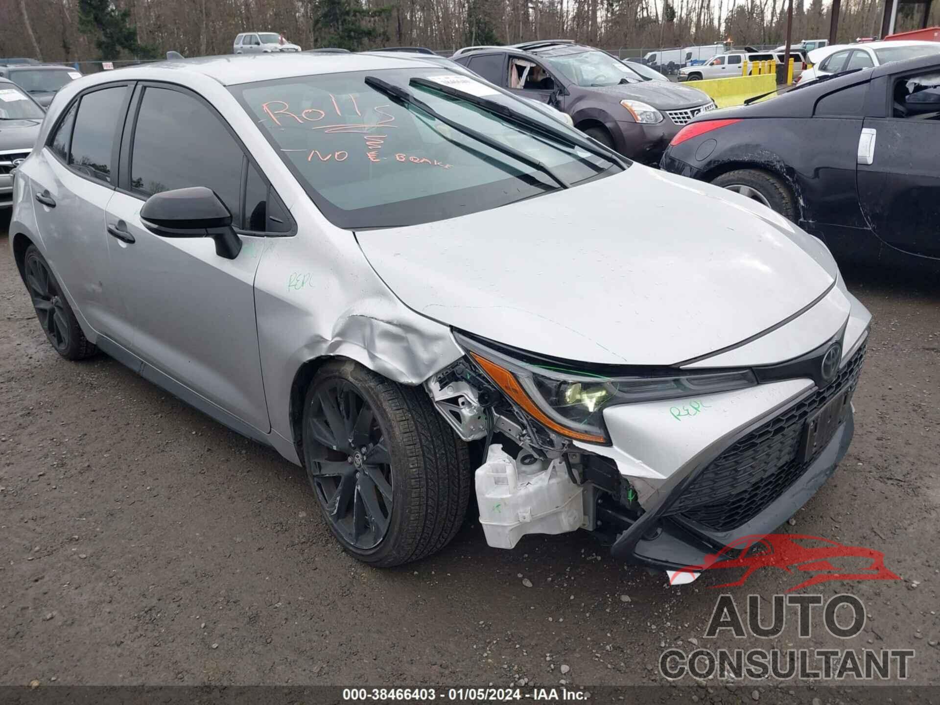TOYOTA COROLLA 2022 - JTND4MBE8N3162790