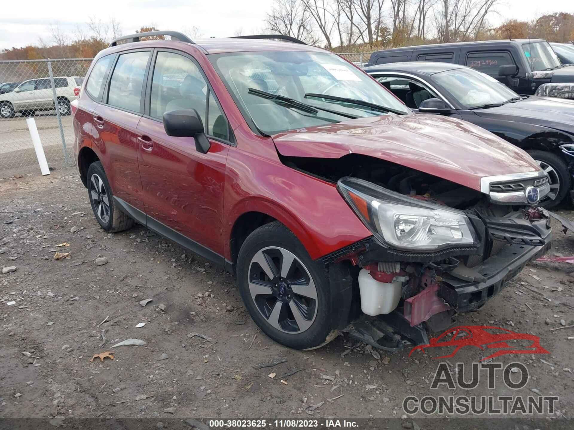SUBARU FORESTER 2018 - JF2SJABC9JH552748