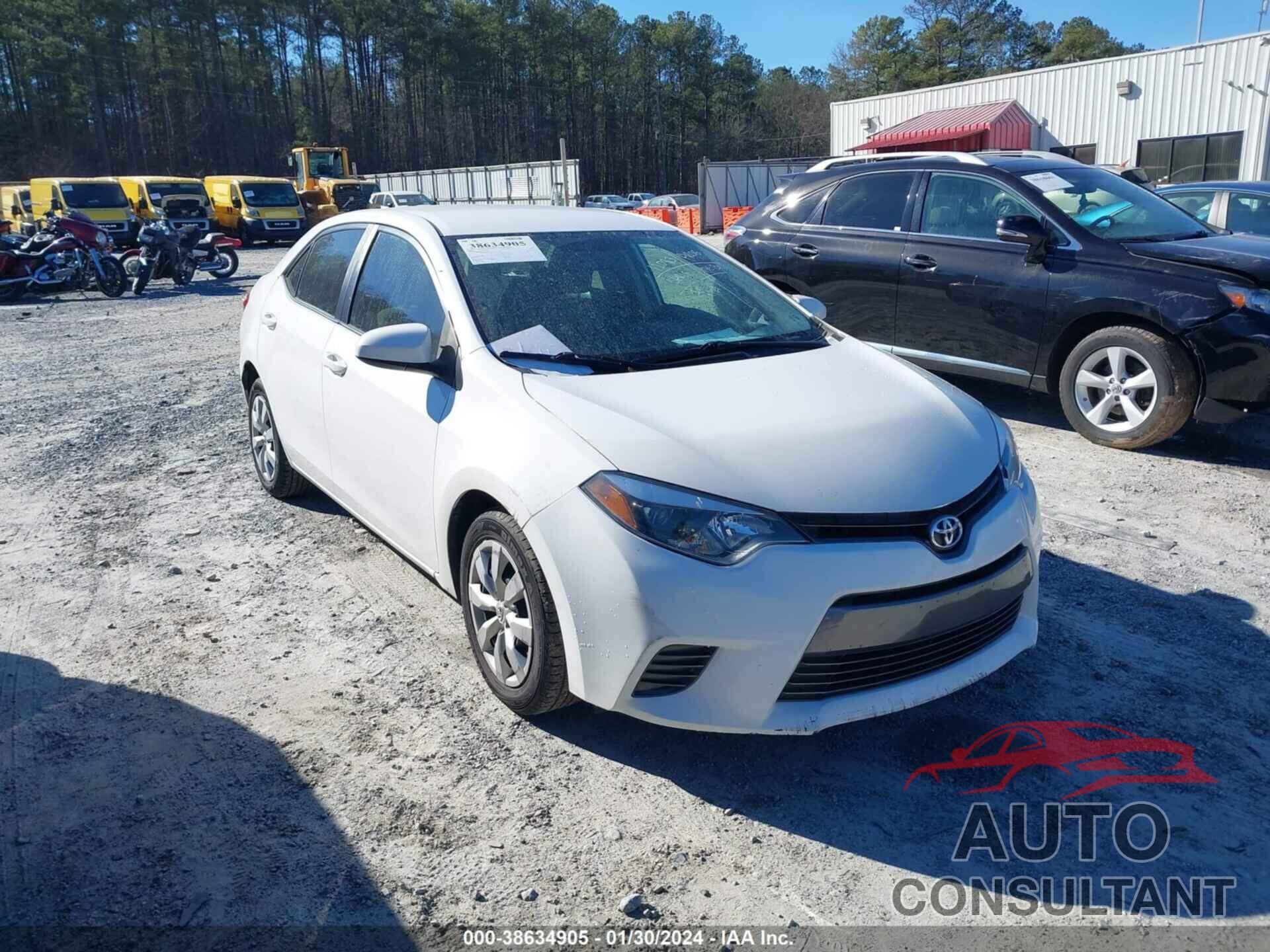 TOYOTA COROLLA 2016 - 2T1BURHE7GC647495