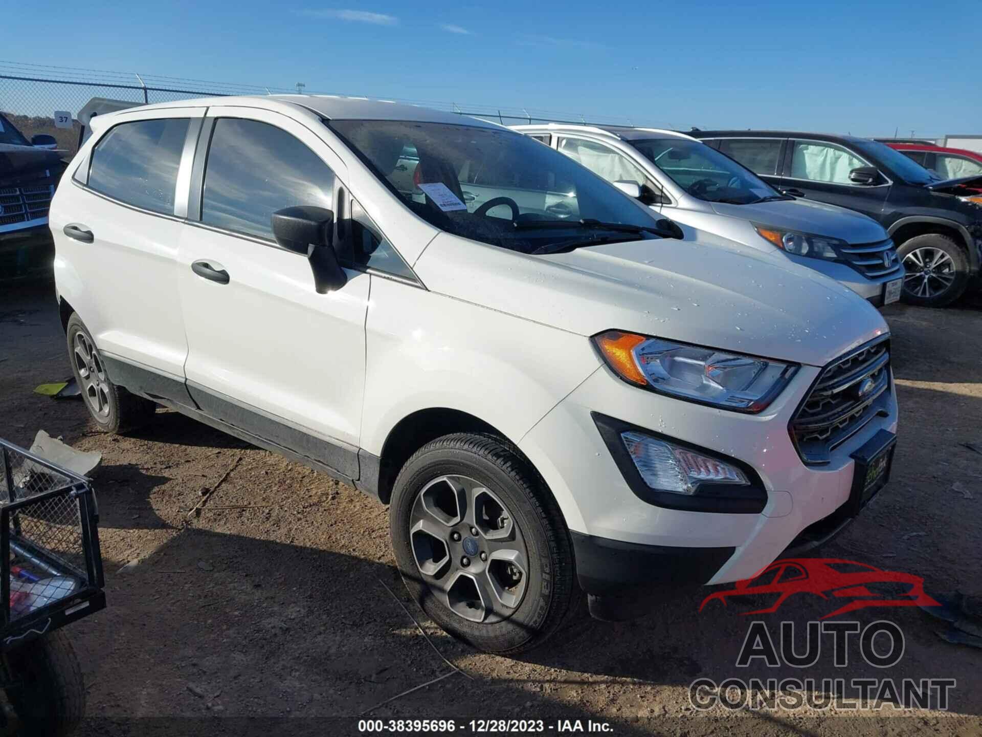 FORD ECOSPORT 2022 - MAJ6S3FL9NC472393