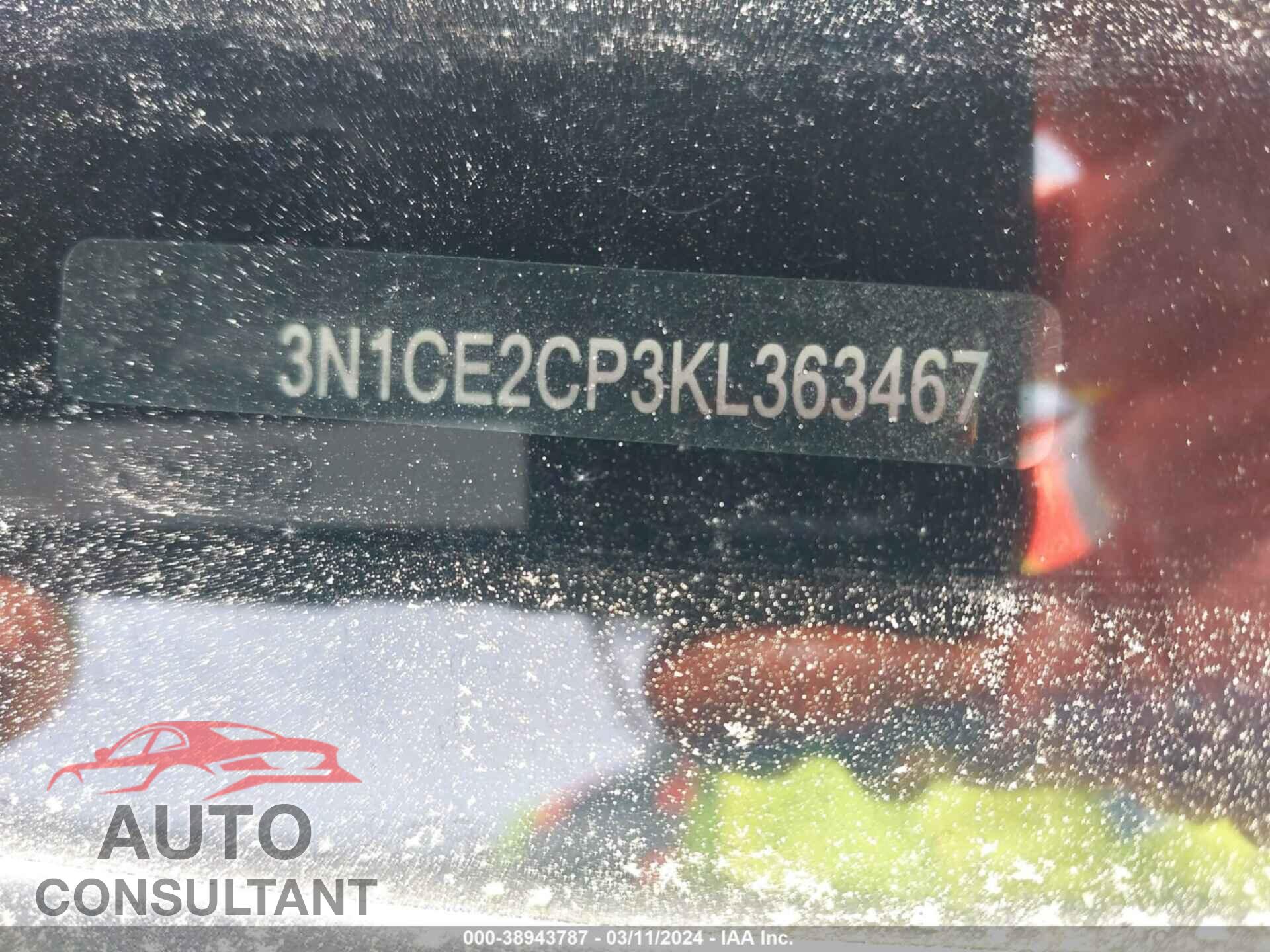 NISSAN VERSA NOTE 2019 - 3N1CE2CP3KL363467
