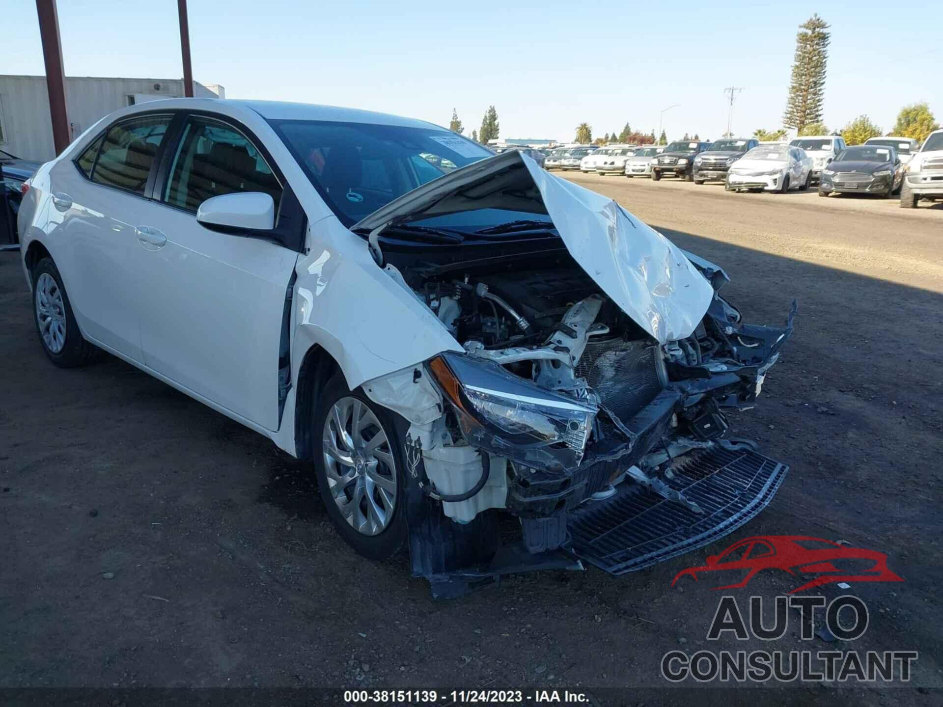 TOYOTA COROLLA 2017 - 2T1BURHE9HC854262