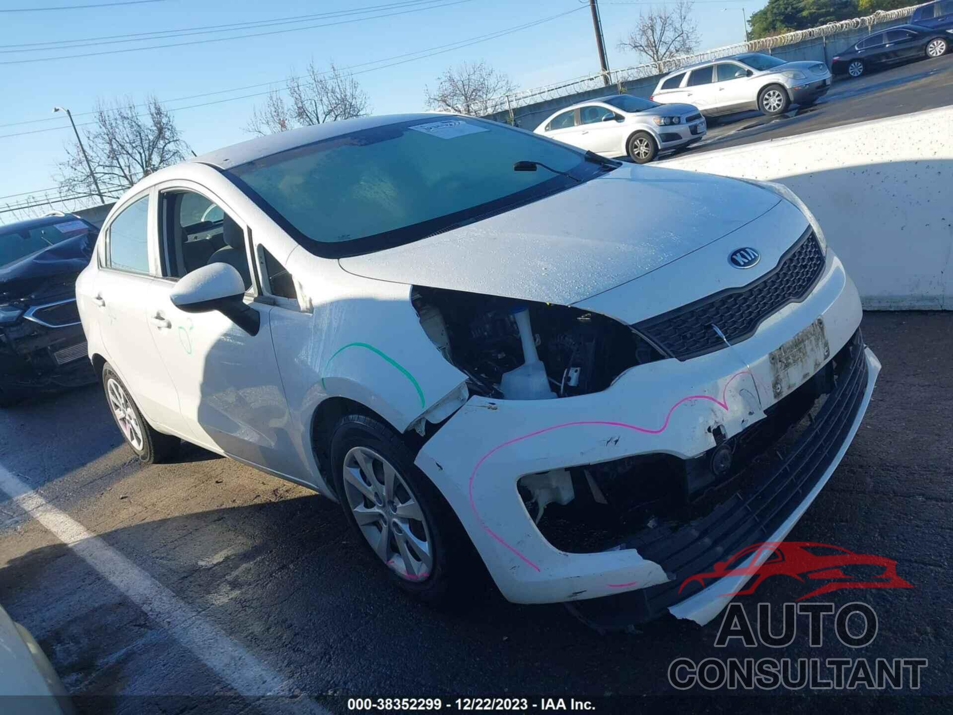 KIA RIO 2016 - KNADM4A38G6692745