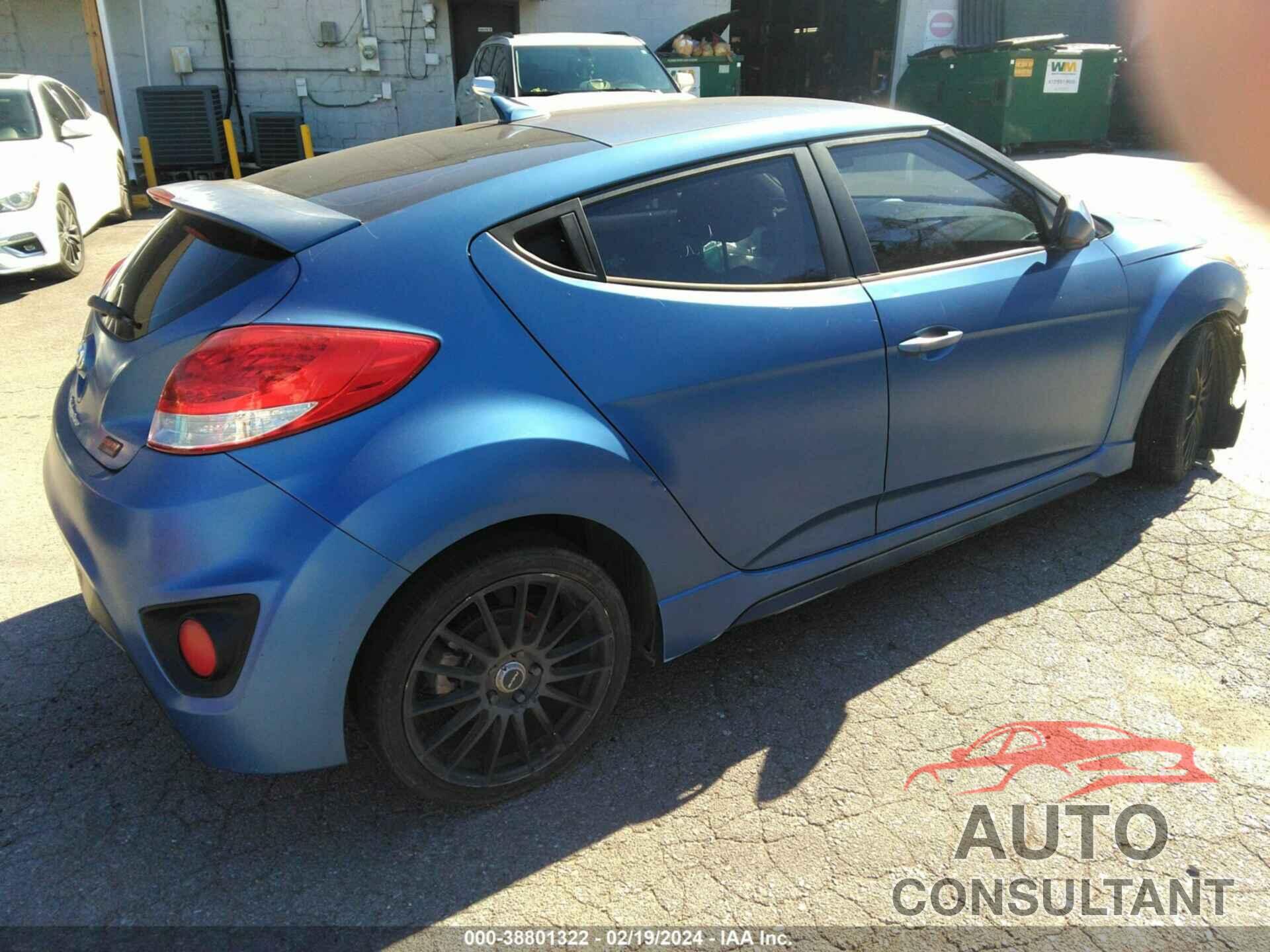 HYUNDAI VELOSTER 2016 - KMHTC6AE7GU252814