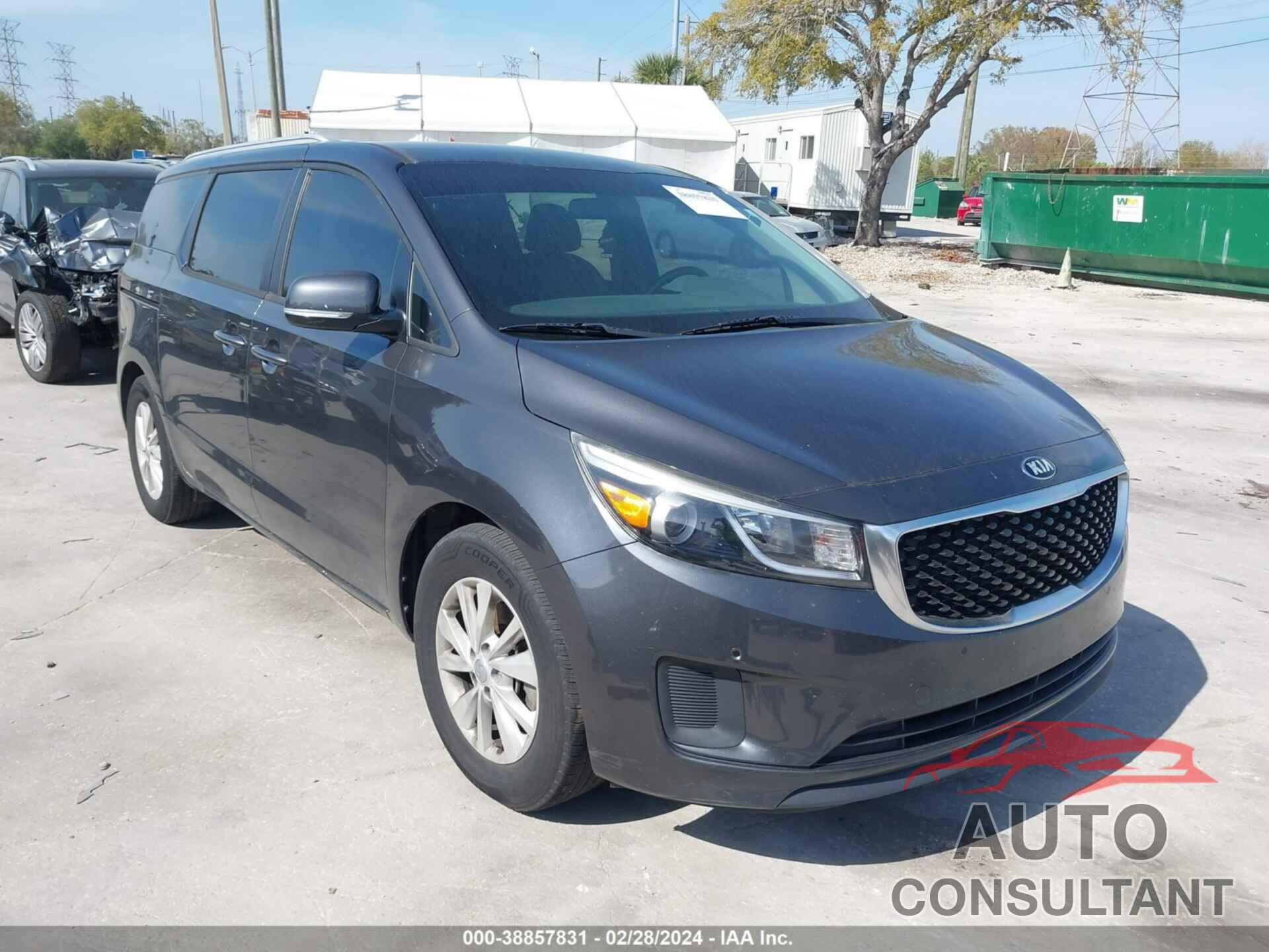 KIA SEDONA 2017 - KNDMB5C17H6237994