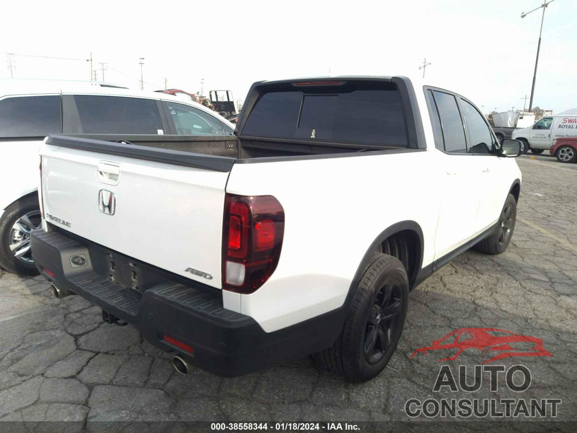 HONDA RIDGELINE 2022 - 5FPYK3F8XNB027430