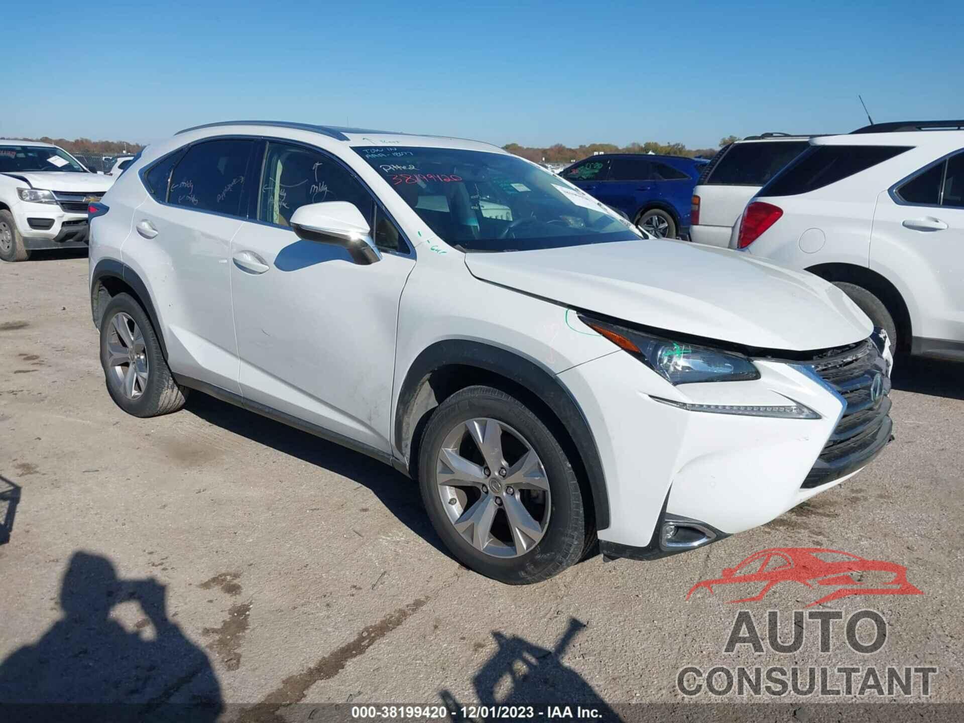 LEXUS NX 200T 2017 - JTJYARBZ1H2052217