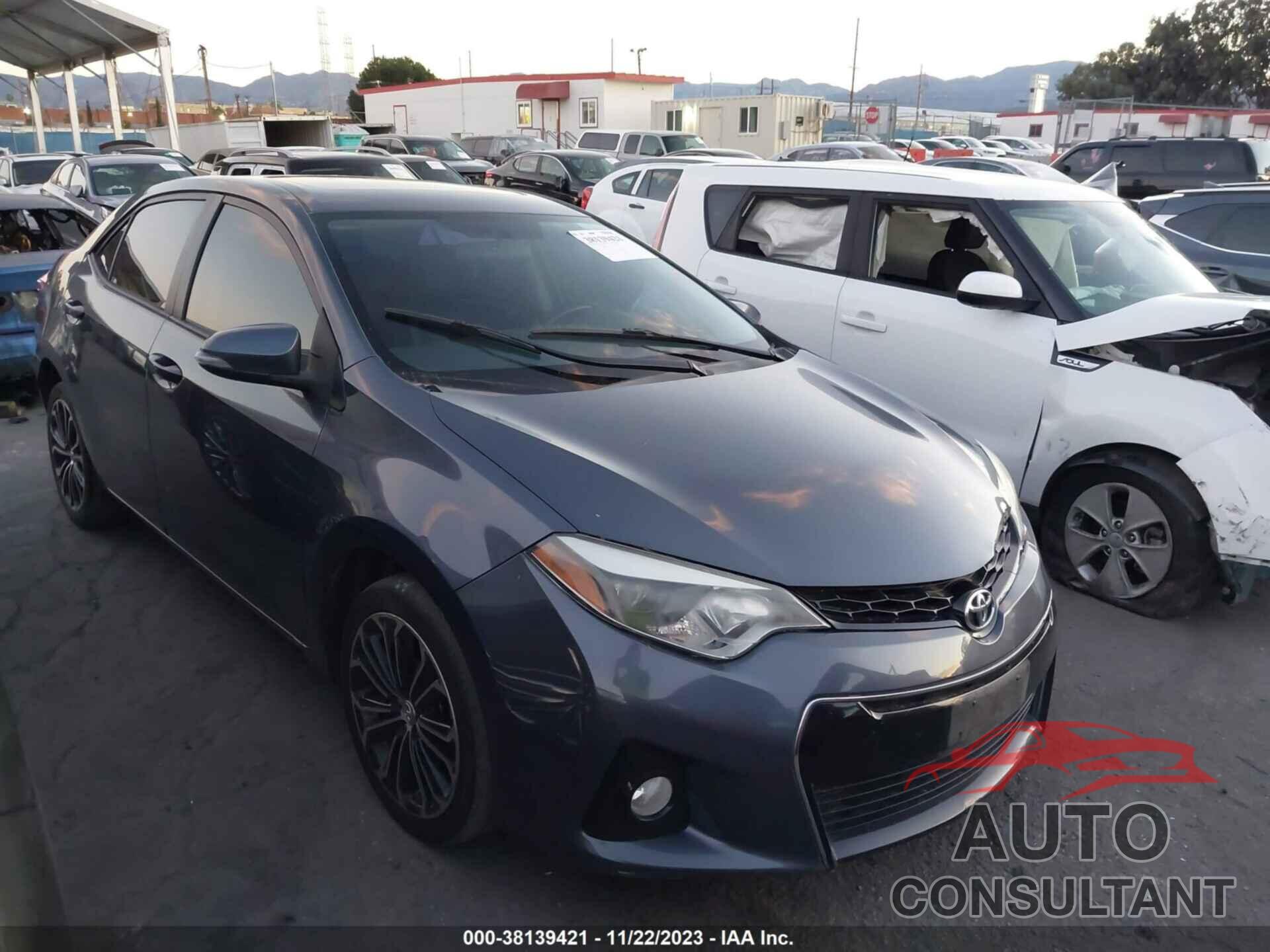 TOYOTA COROLLA 2016 - 5YFBURHE1GP490658