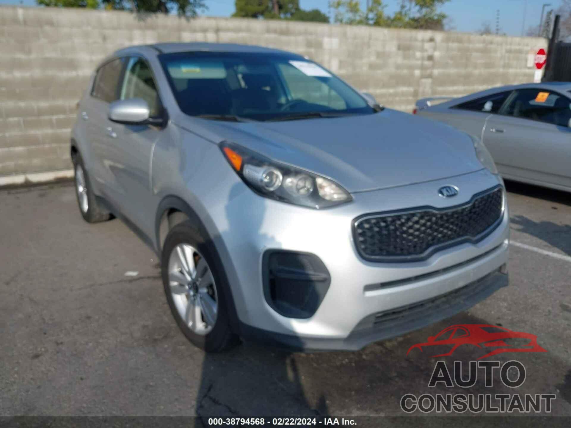 KIA SPORTAGE 2018 - KNDPM3AC9J7313120