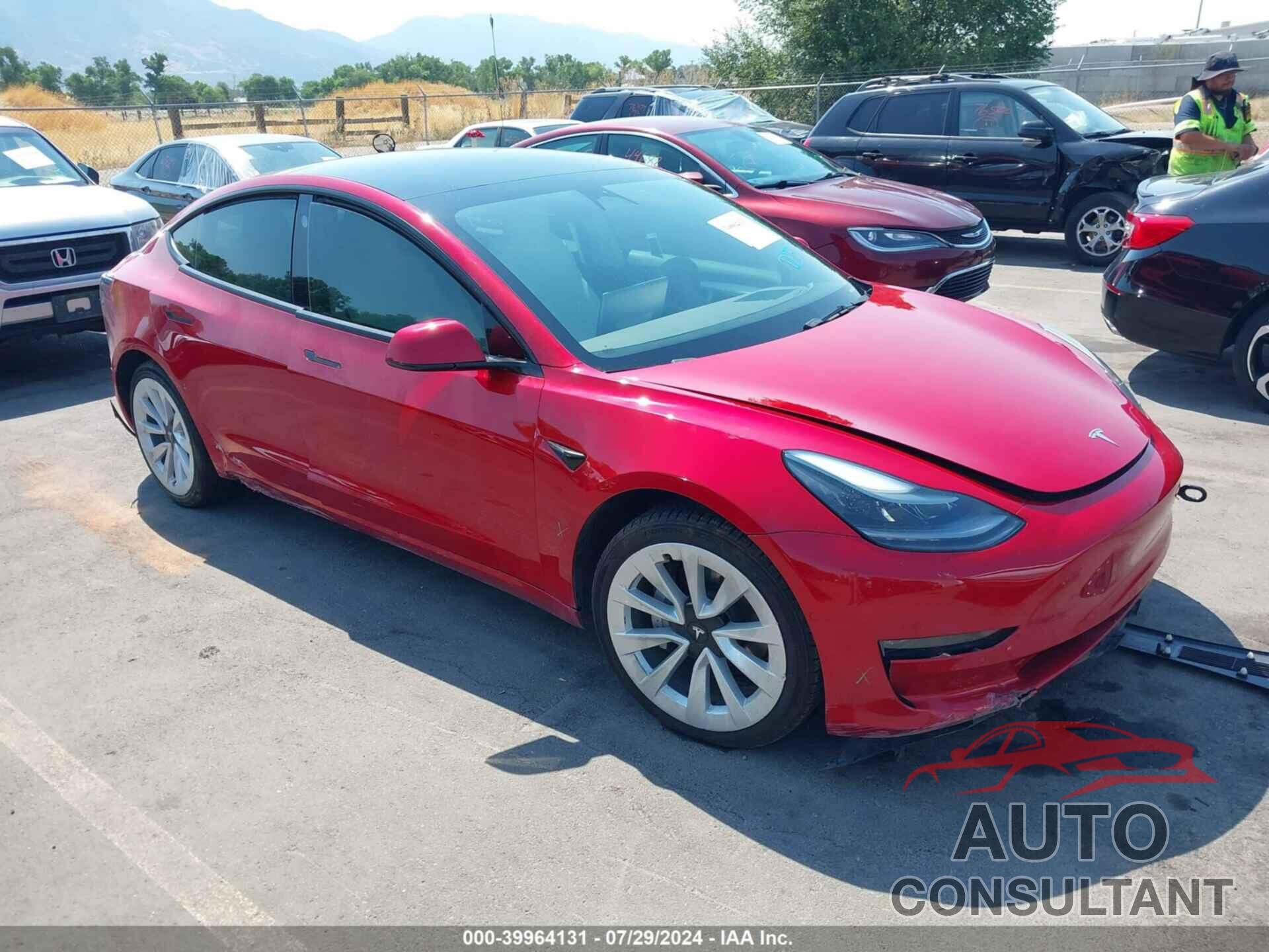 TESLA MODEL 3 2022 - 5YJ3E1EB6NF265853