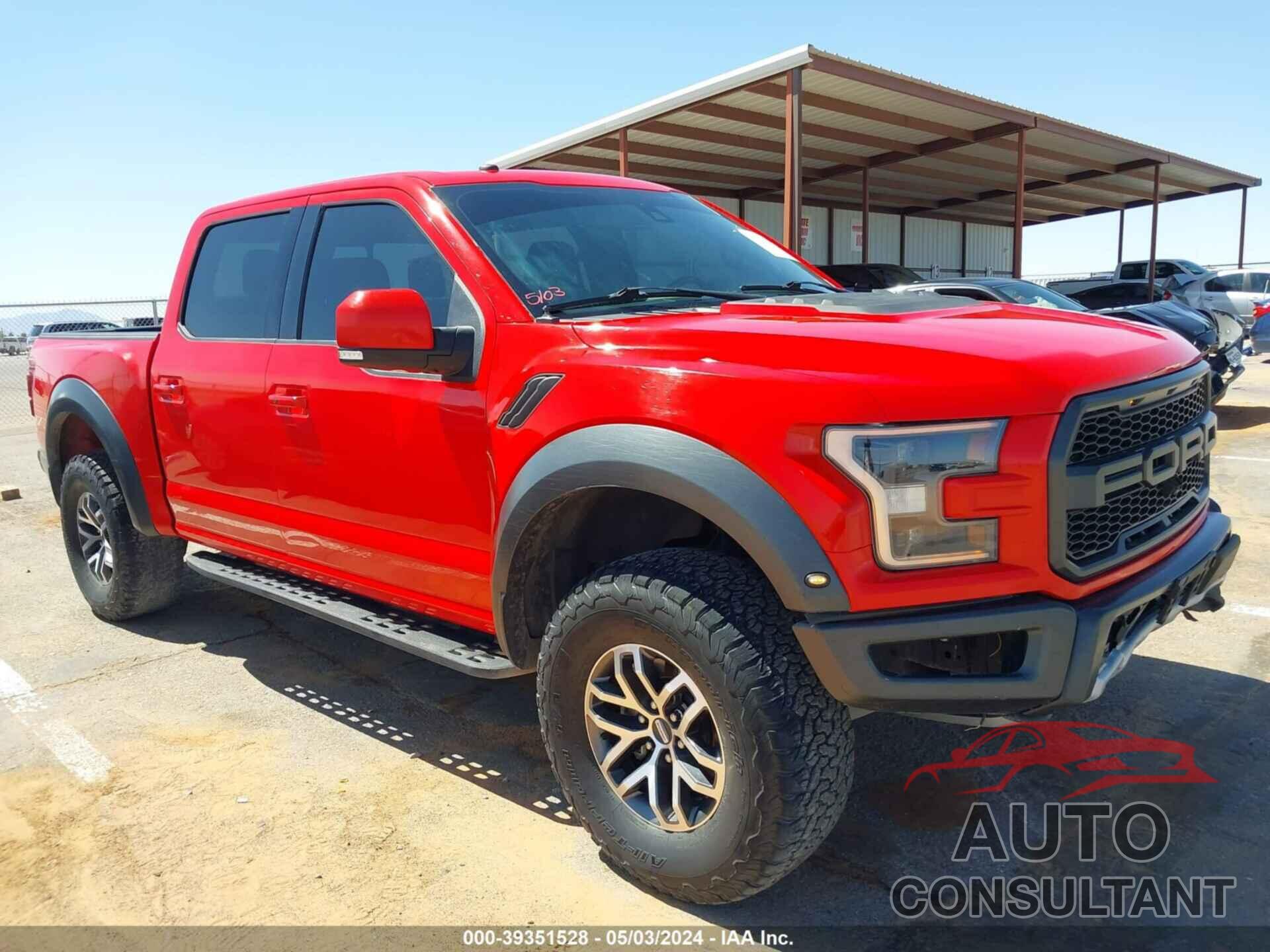 FORD F150 2018 - 1FTFW1RG7JFD73727