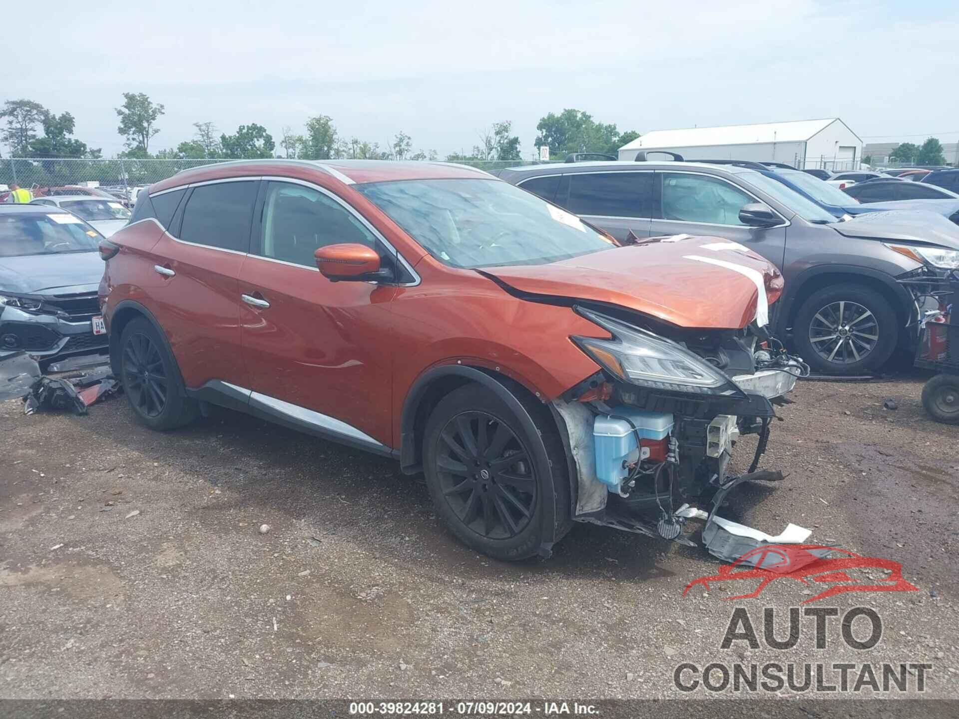 NISSAN MURANO 2019 - 5N1AZ2MS7KN124902