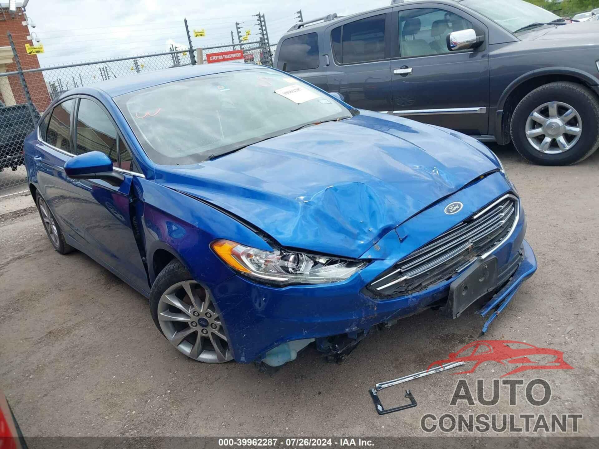 FORD FUSION 2017 - 3FA6P0H76HR406518