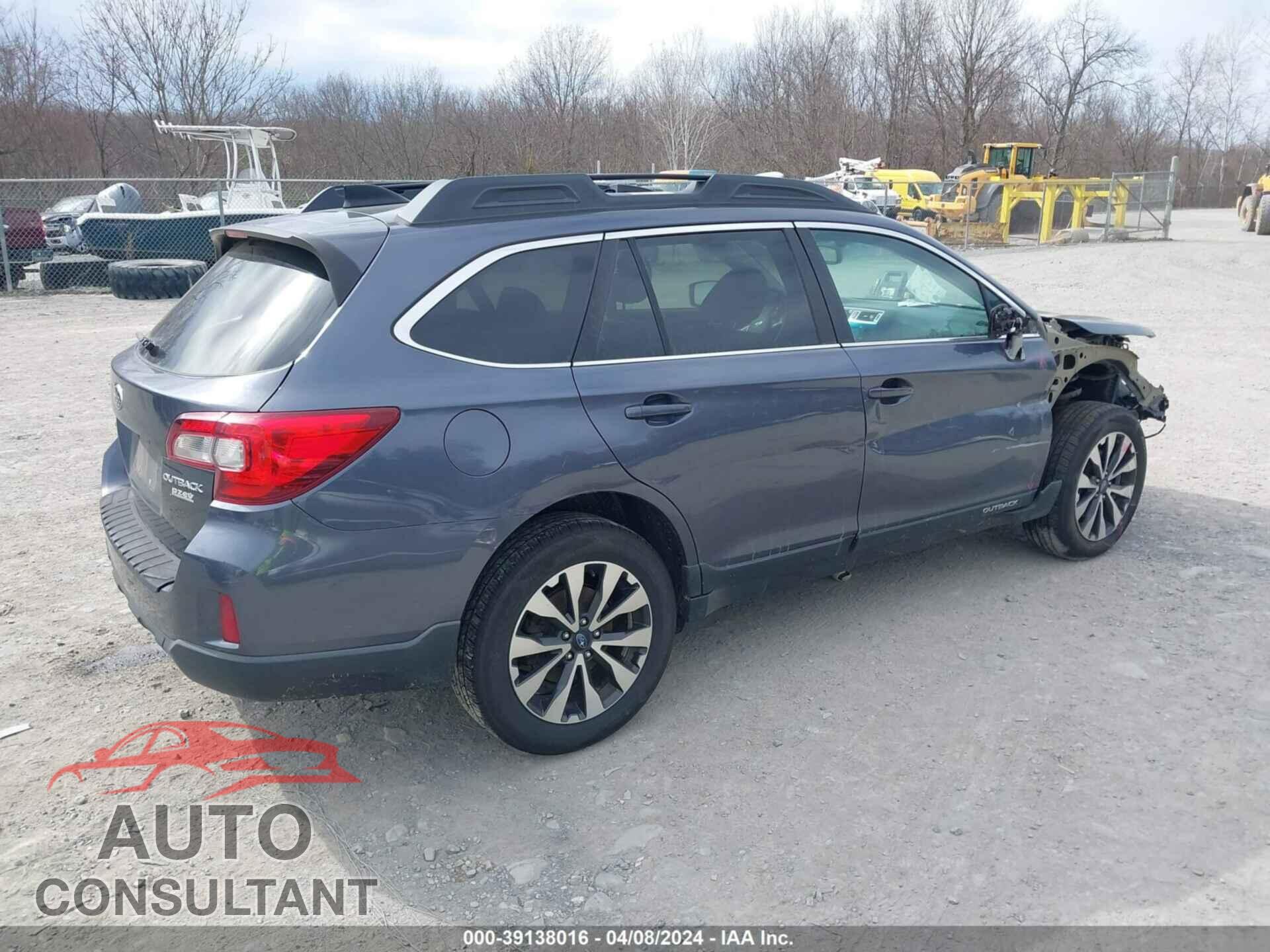SUBARU OUTBACK 2016 - 4S4BSANC9G3245945