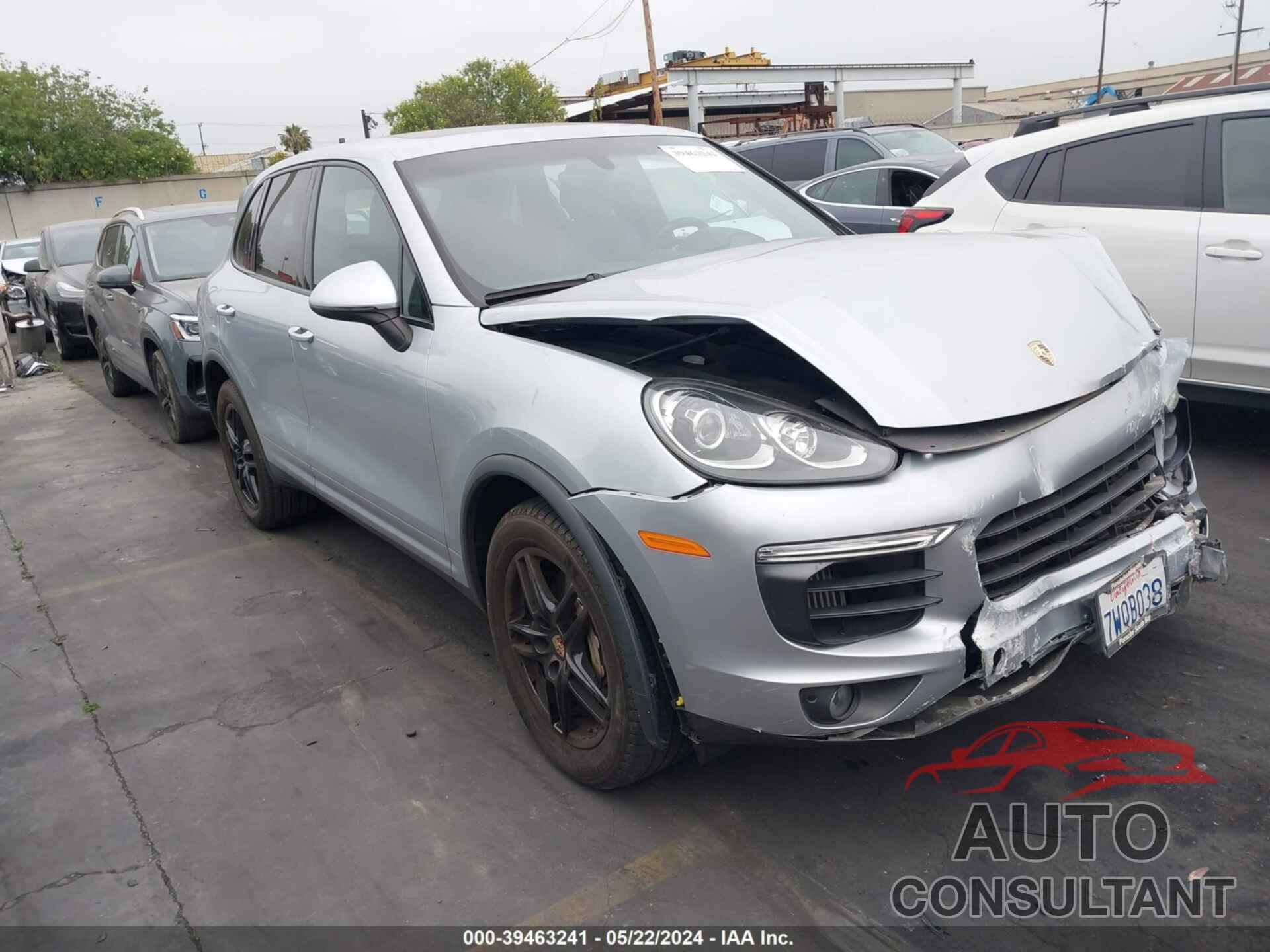 PORSCHE CAYENNE 2016 - WP1AB2A29GLA96907