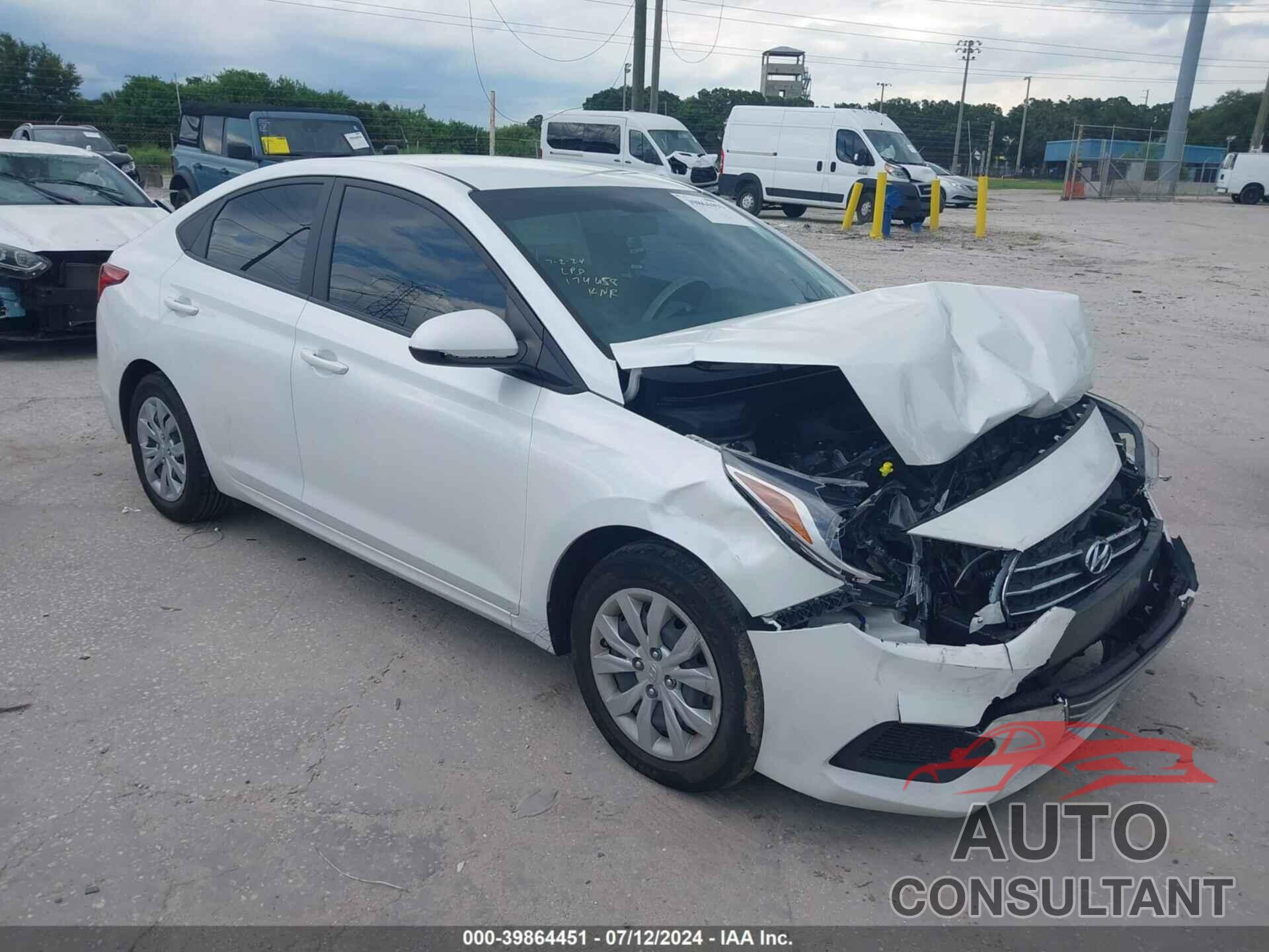 HYUNDAI ACCENT 2022 - 3KPC24A66NE166507