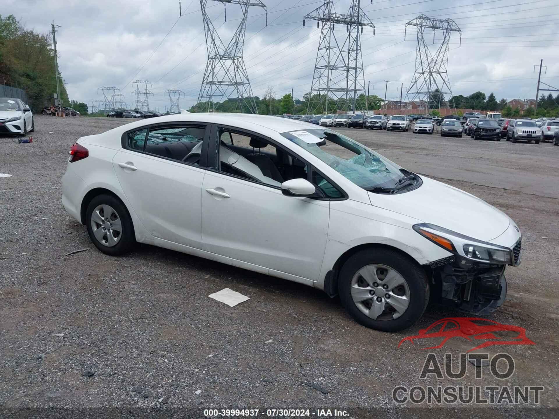 KIA FORTE 2017 - 3KPFK4A76HE159003