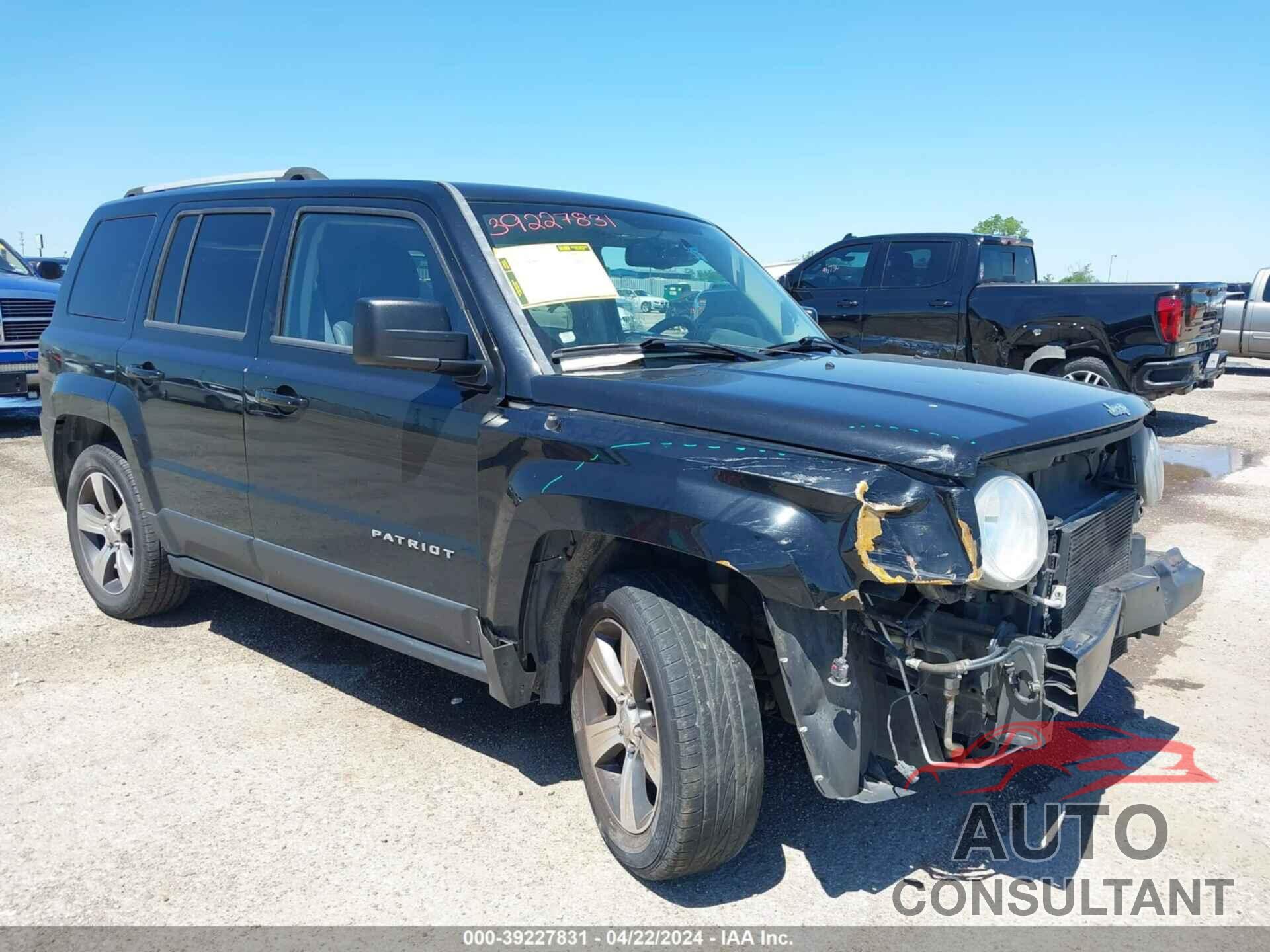 JEEP PATRIOT 2016 - 1C4NJPFA5GD600866