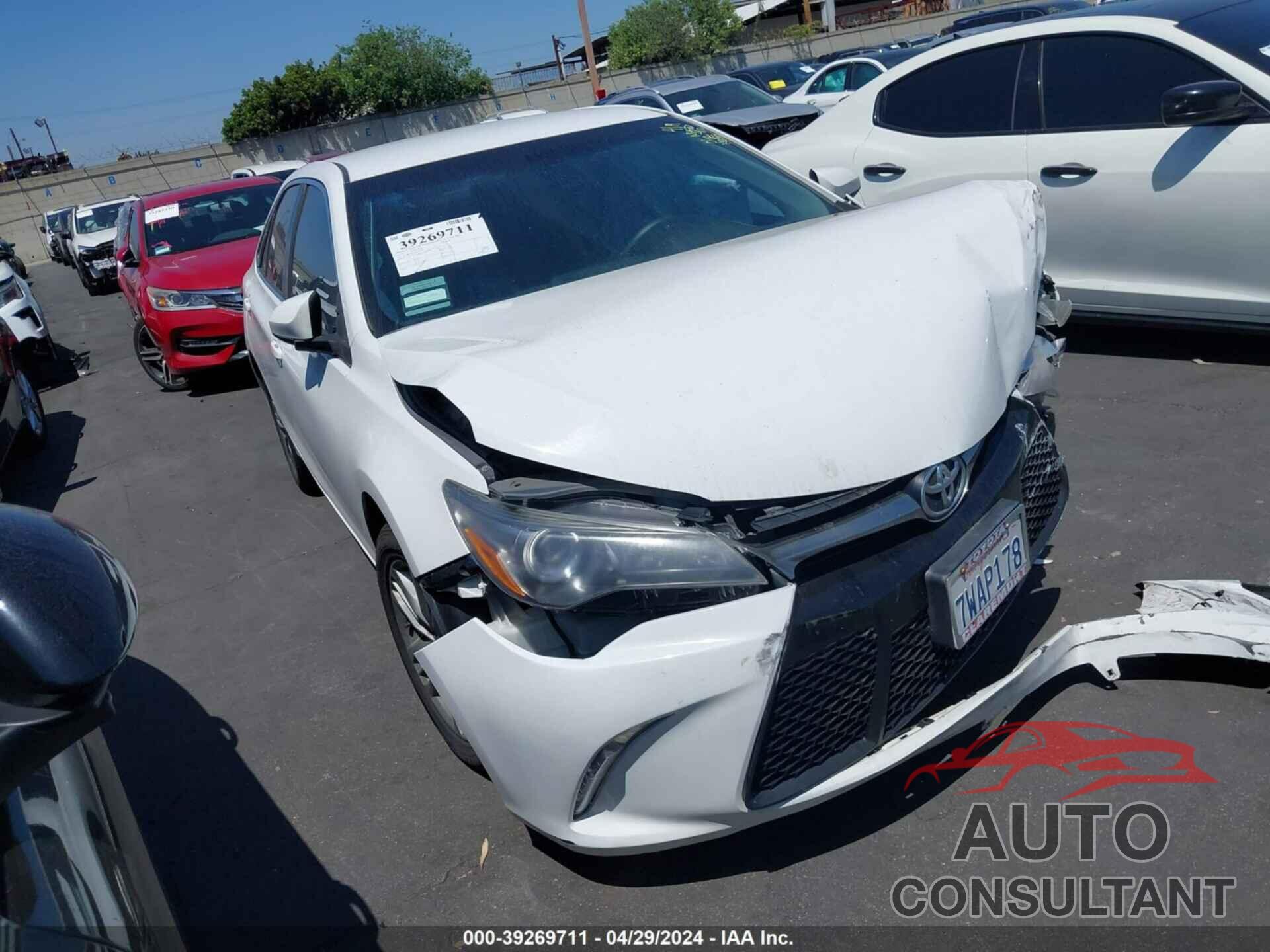 TOYOTA CAMRY 2017 - 4T1BF1FK1HU710773