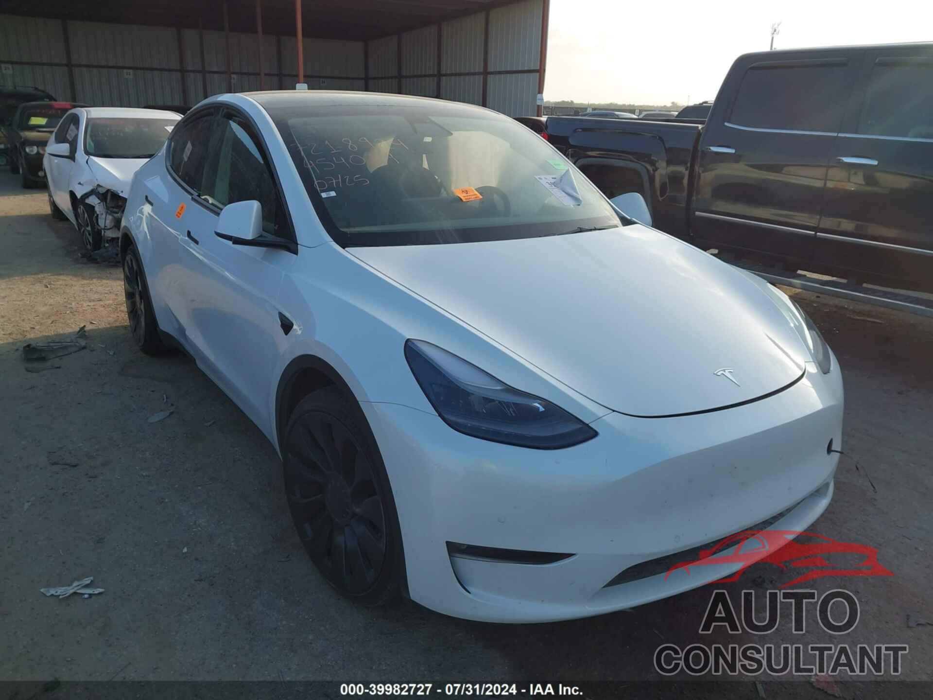 TESLA MODEL Y 2022 - 7SAYGDEF0NF454084