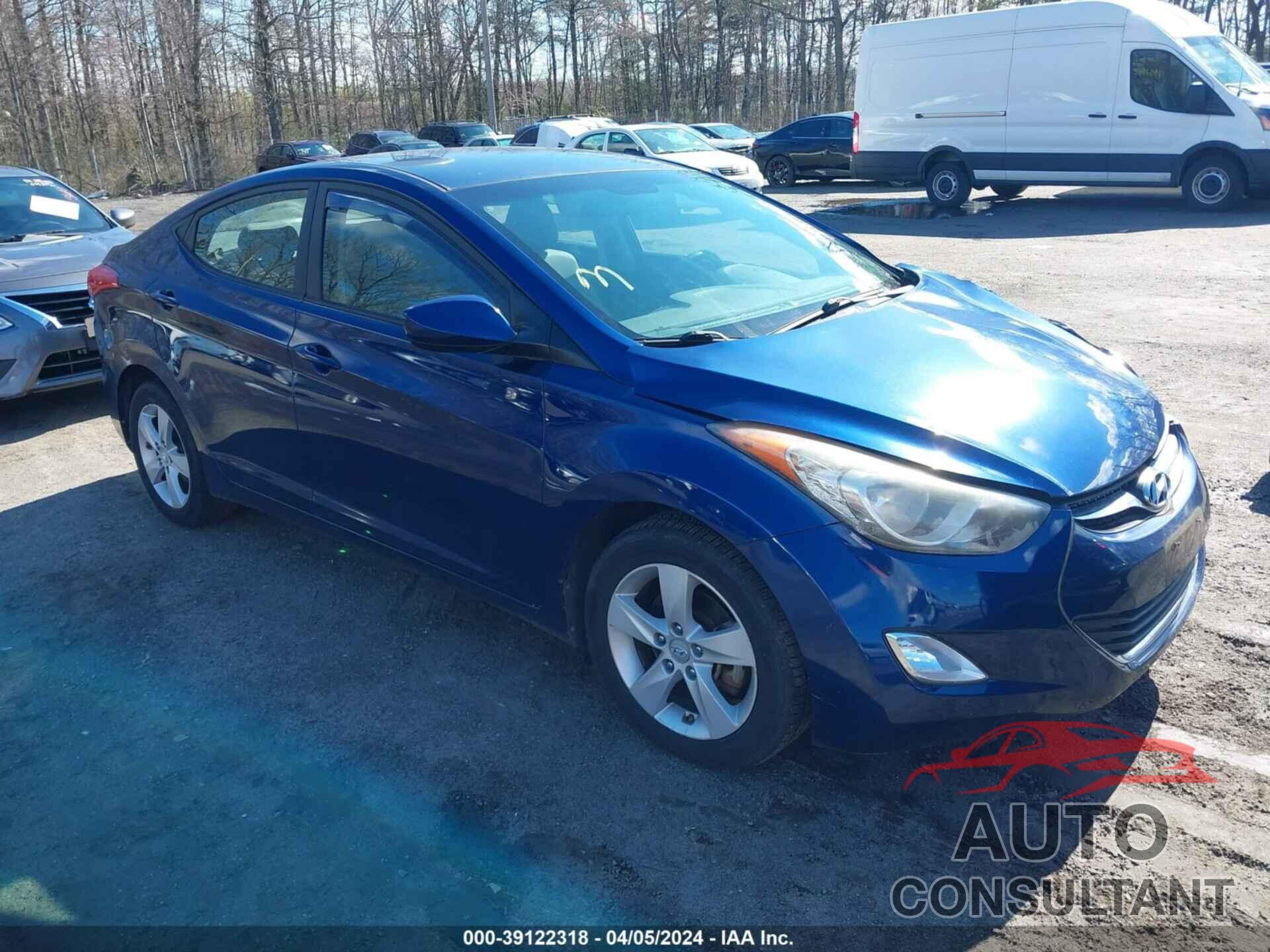 HYUNDAI ELANTRA 2013 - KMHDH4AE5DU539851