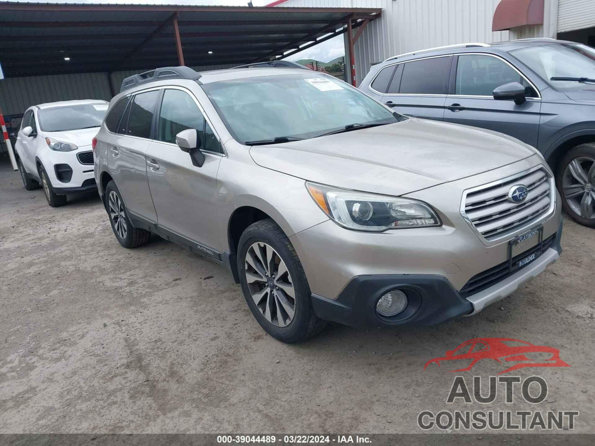 SUBARU OUTBACK 2016 - 4S4BSANC8G3270626