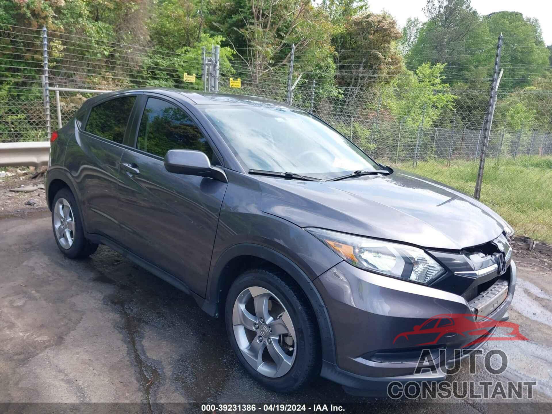 HONDA HR-V 2016 - 3CZRU5H36GM754190