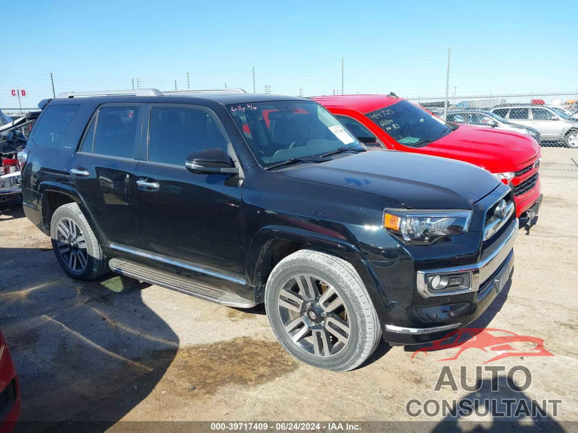 TOYOTA 4RUNNER 2017 - JTEBU5JR0H5434405