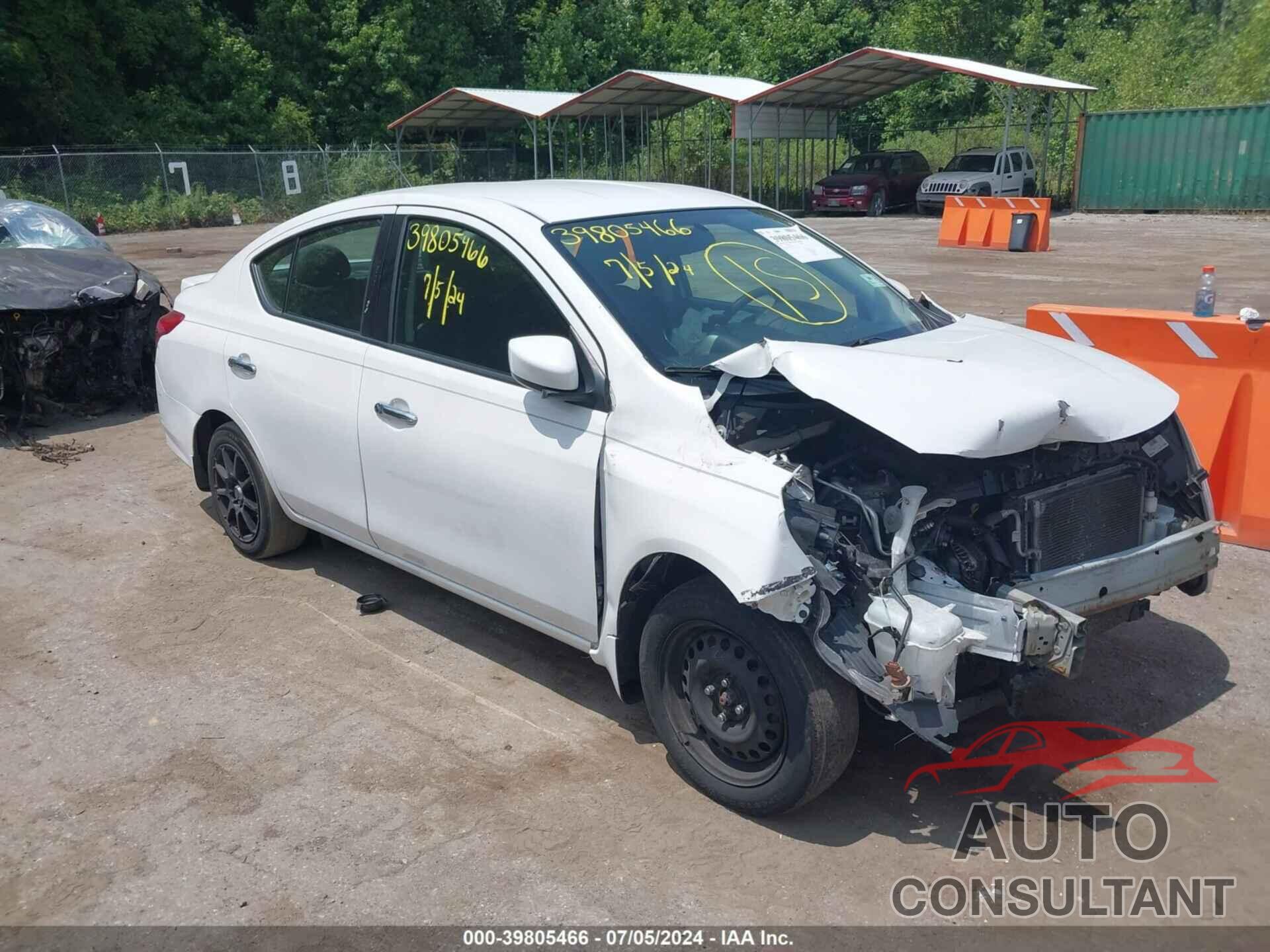 NISSAN VERSA 2019 - 3N1CN7AP6KL807974