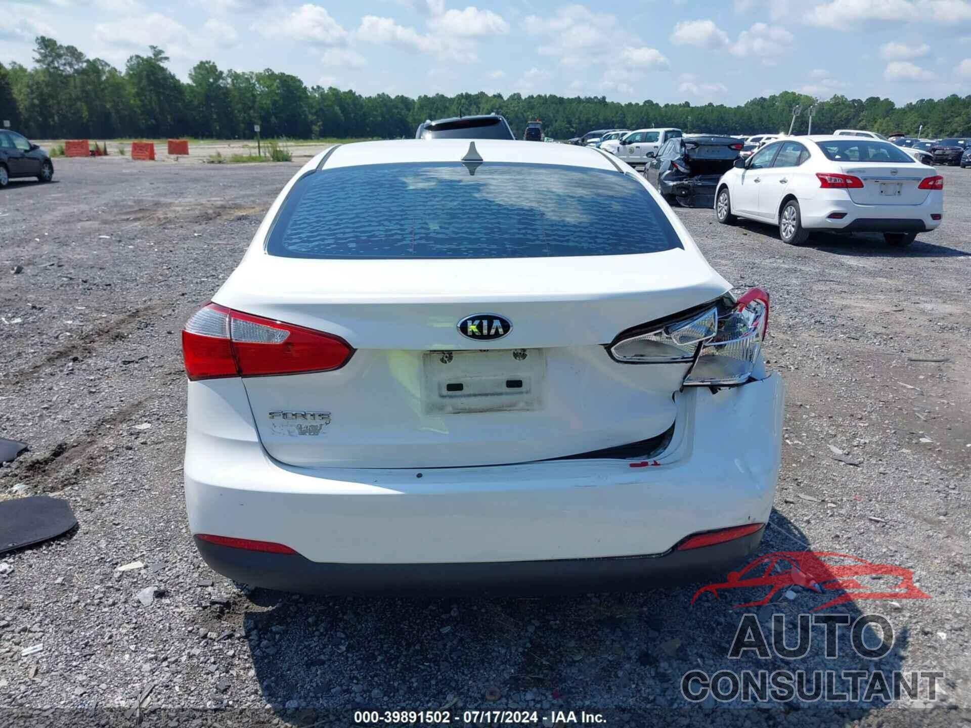 KIA FORTE 2016 - KNAFX4A69G5553319